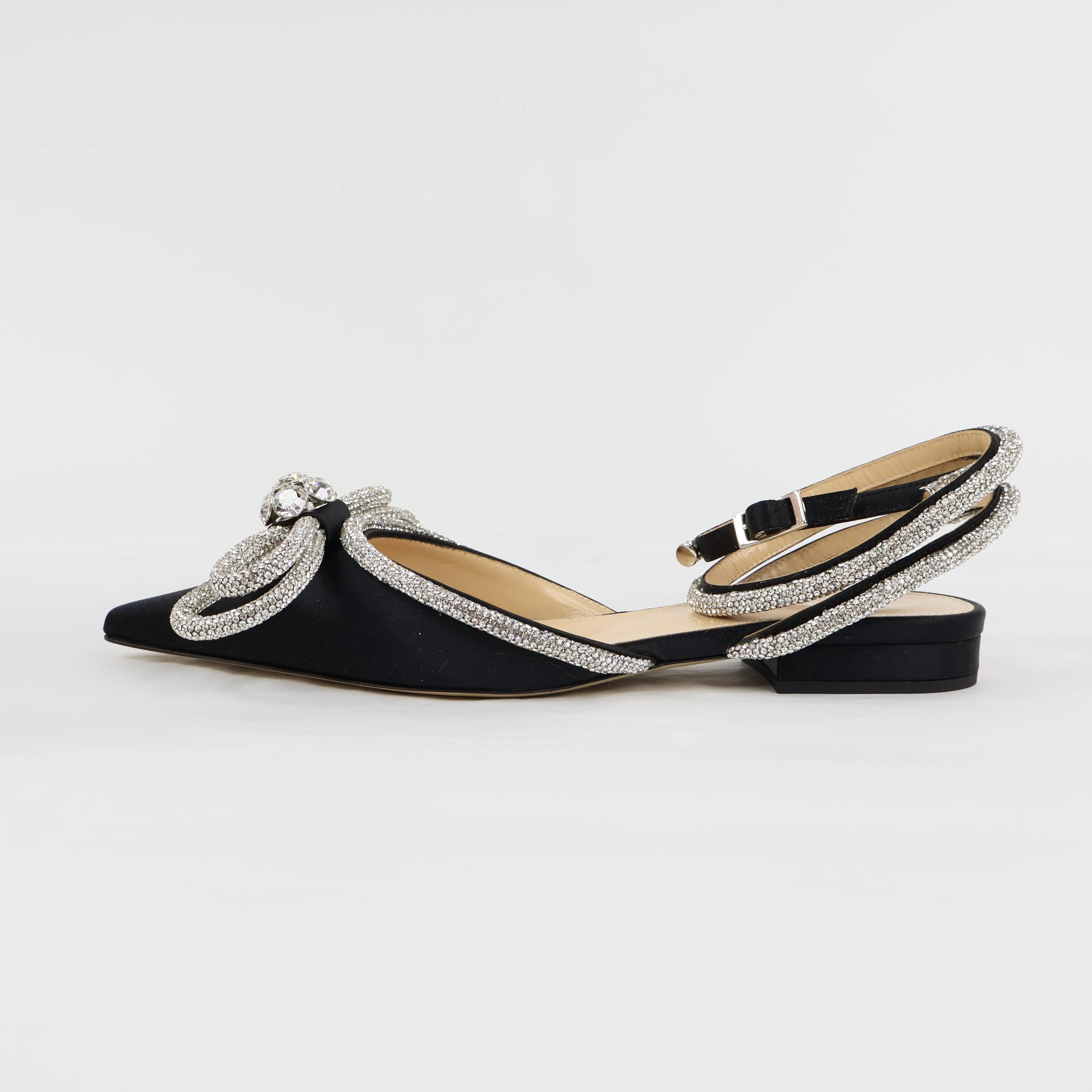 Mach & Mach Flats Double Bow Black