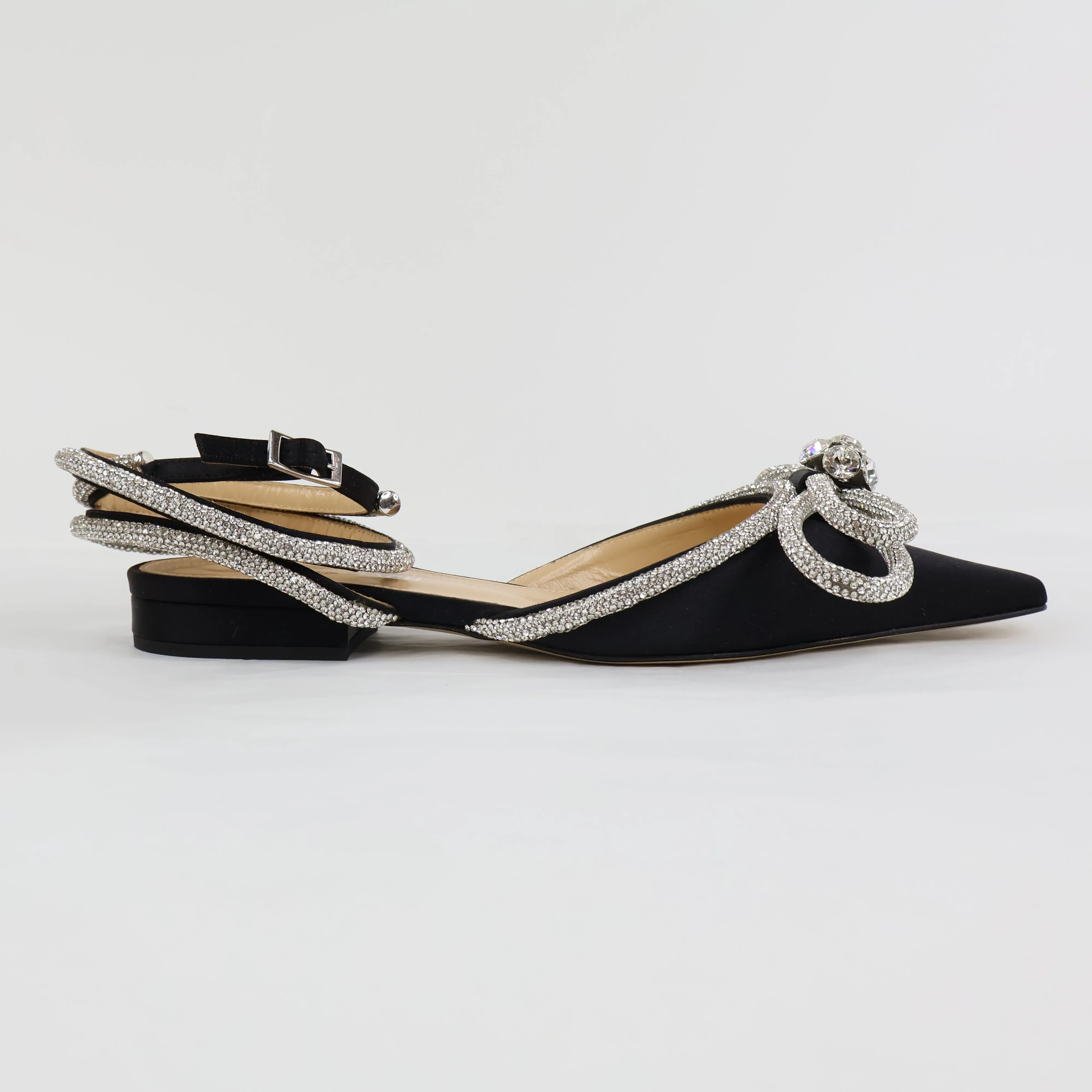 Mach & Mach Flats Double Bow Black