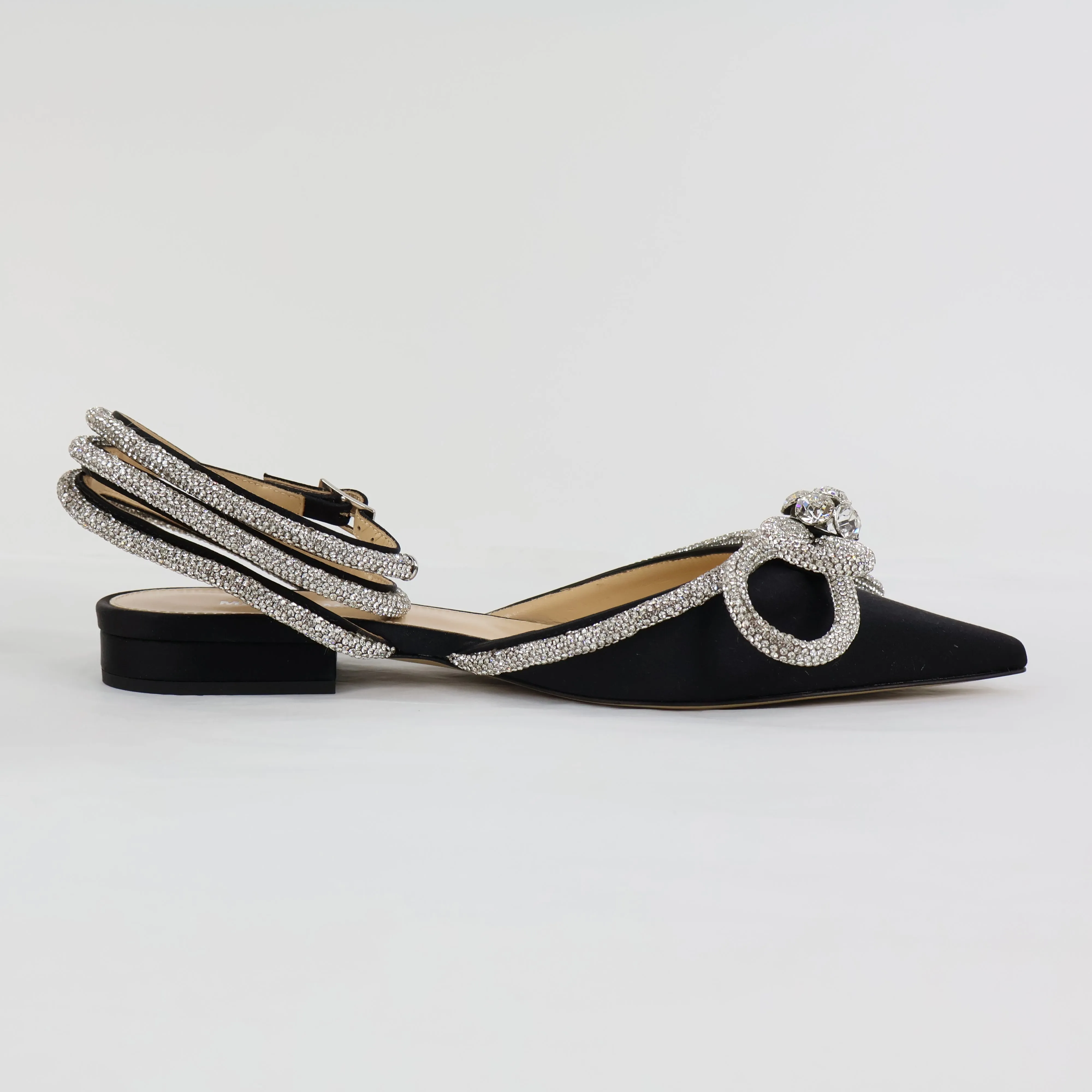 Mach & Mach Flats Double Bow Black
