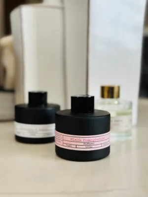 Matte Black Reed Diffuser - Black pomegranate