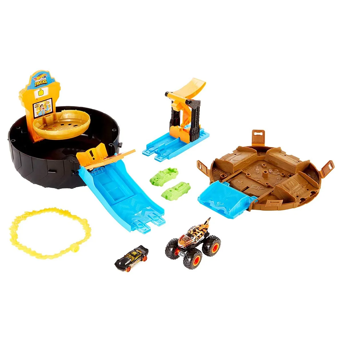 Mattel Hot Wheels Monster Trucks Stunt Tire Set