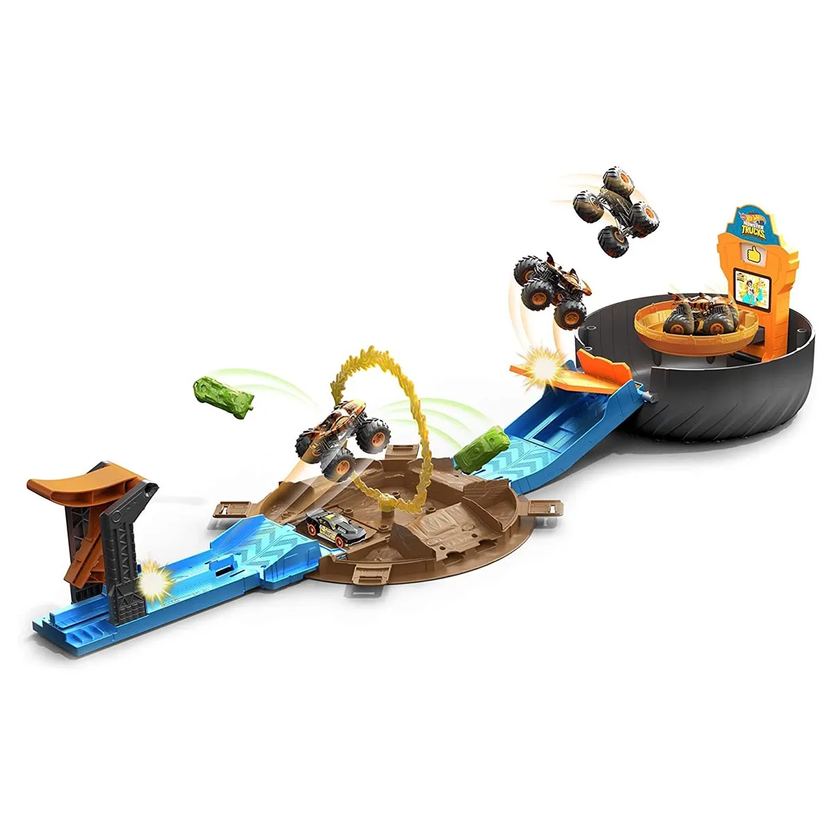 Mattel Hot Wheels Monster Trucks Stunt Tire Set
