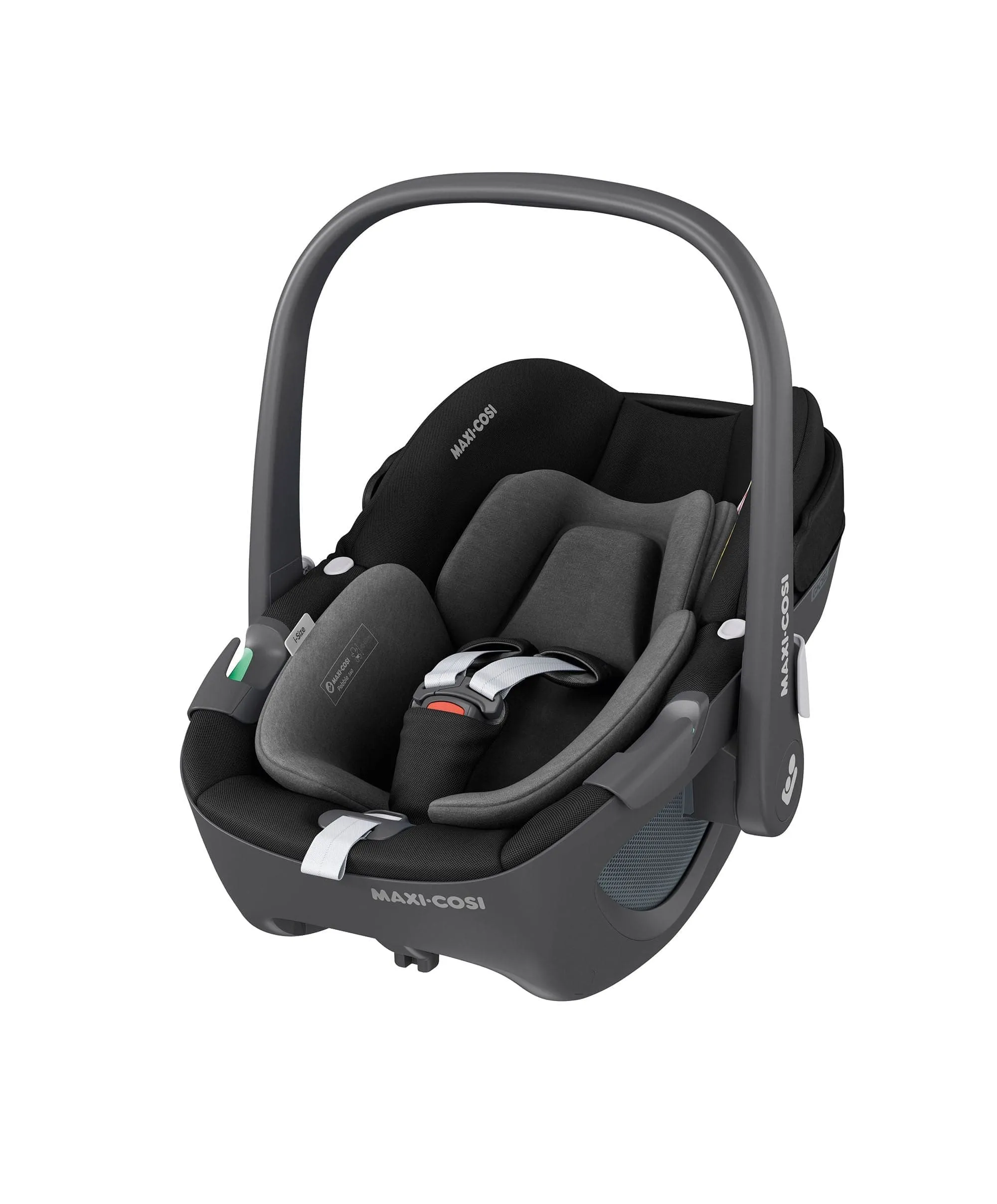 Maxi Cosi Fame Complete Pushchair Bundle with Pebble 360 Car Seat & Base – Truffle with Brown Wheels