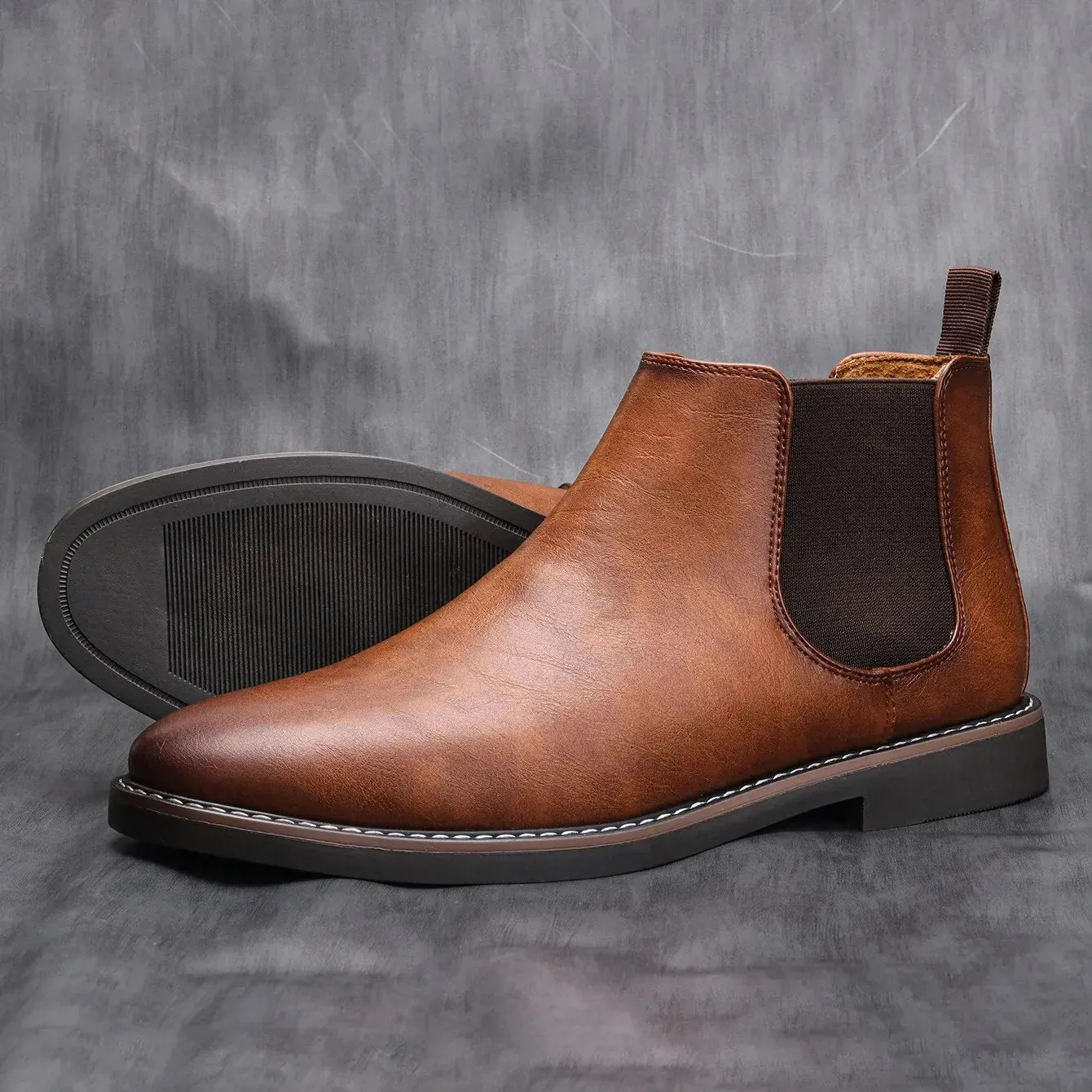 Men's Ankle Classic Chelsea-Heel Boots
