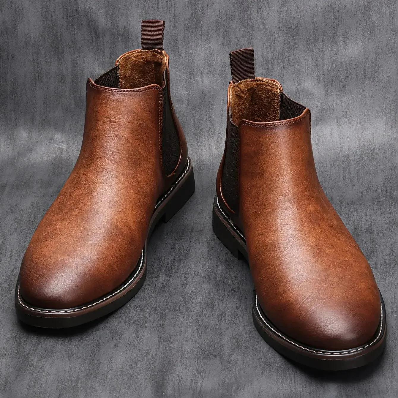 Men's Ankle Classic Chelsea-Heel Boots