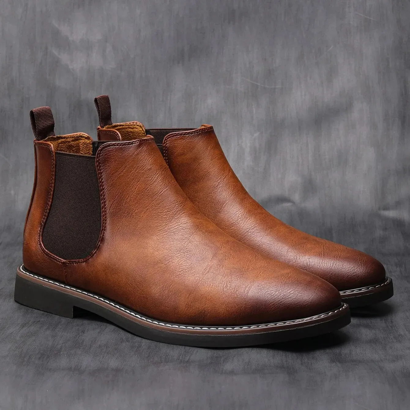 Men's Ankle Classic Chelsea-Heel Boots