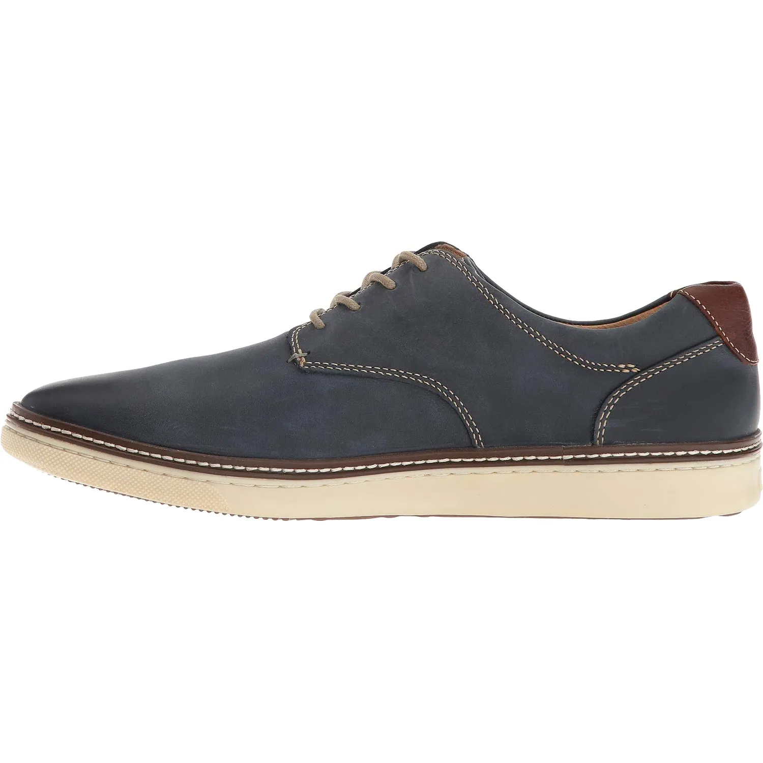 Men's Johnston & Murphy McGuffey Plain Toe Navy Oiled Full Grain Leather