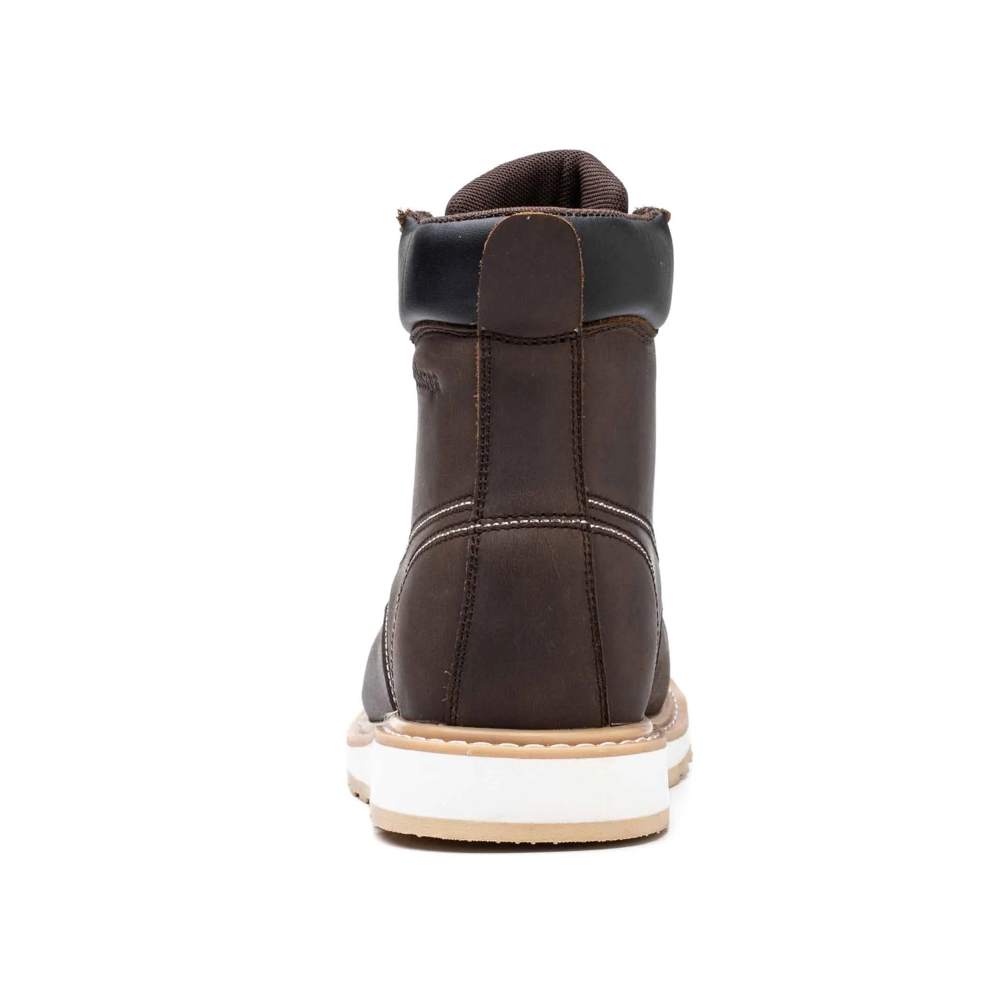 Men's Steel Toe Waterproof Work Boots - Rubber Sole | H004