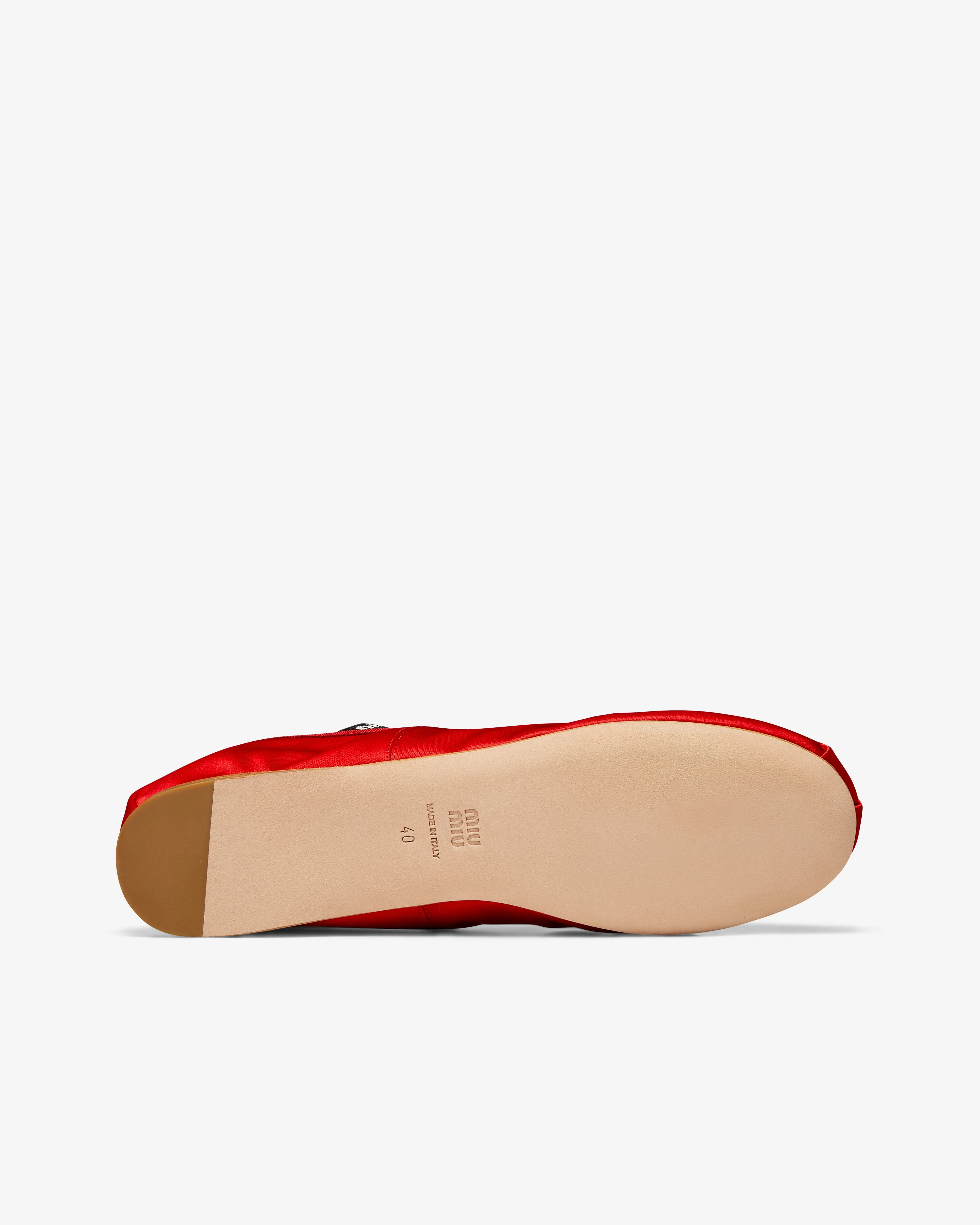 Miu Miu - Women’s Ballerina Shoe - (Red)