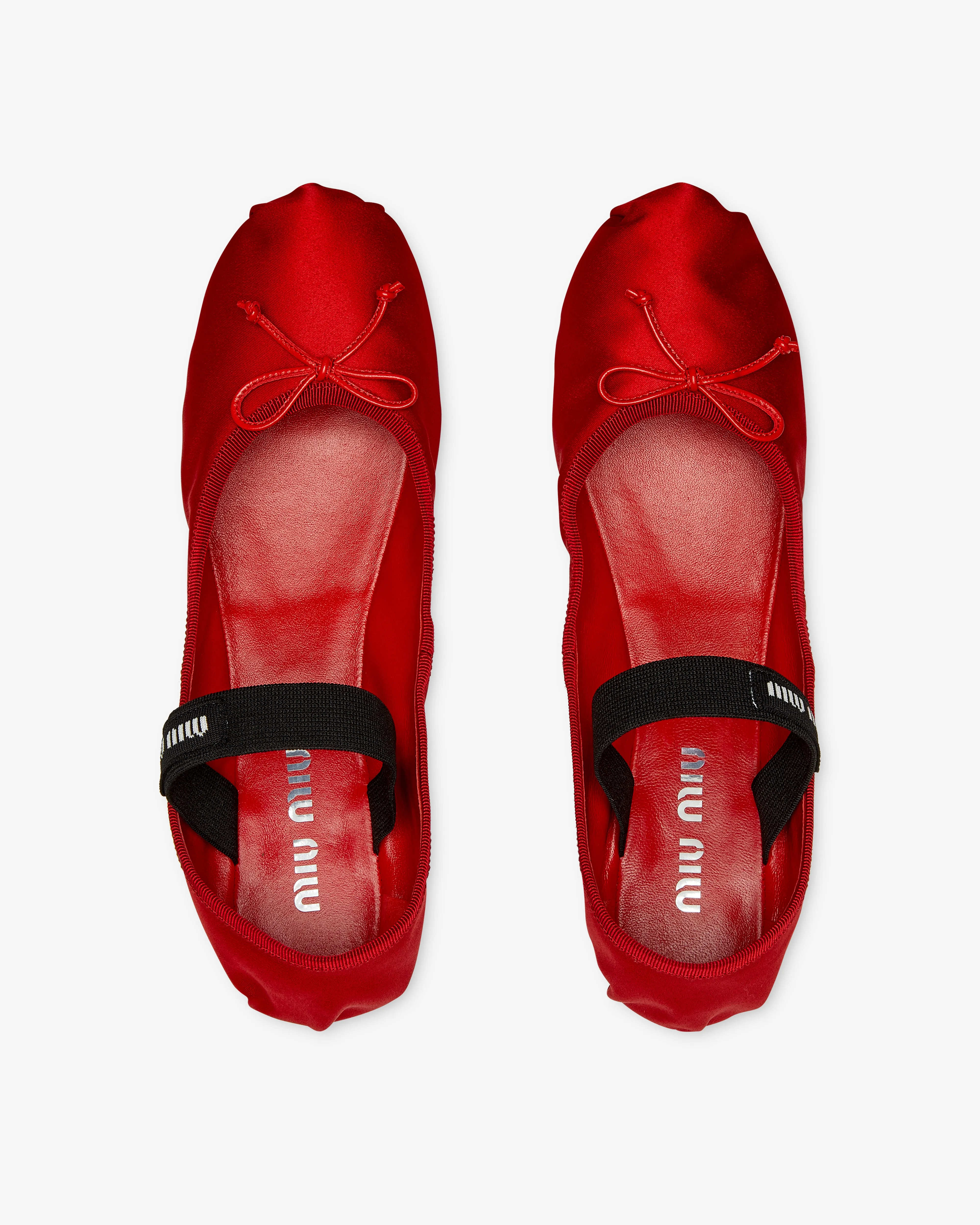 Miu Miu - Women’s Ballerina Shoe - (Red)