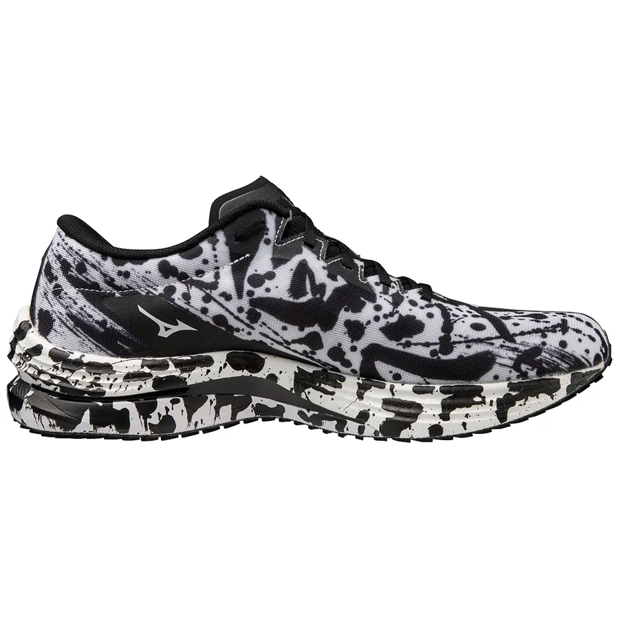 Mizuno Unisex's Wave Rebellion Flash - White/Black