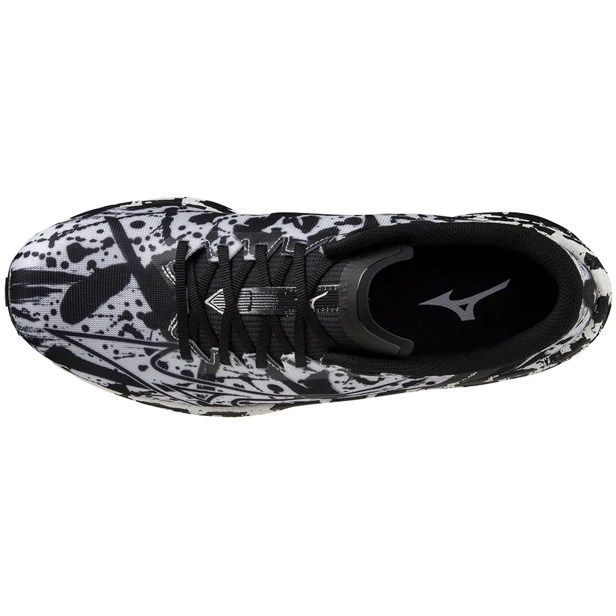 Mizuno Unisex's Wave Rebellion Flash - White/Black