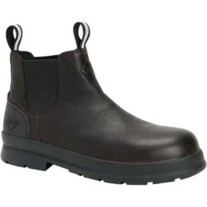 Muck Men's Chore Farm Leather WP Comp Toe Work Boot - Black - CCLC-900