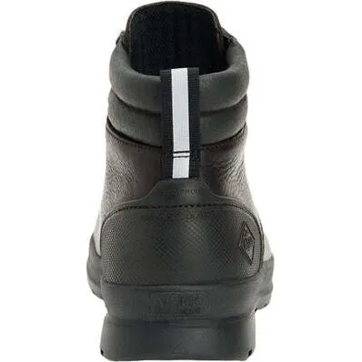 Muck Men's Chore Farm Leather WP Comp Toe Work Boot - Black - CLLC-900