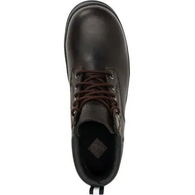 Muck Men's Chore Farm Leather WP Comp Toe Work Boot - Black - CLLC-900