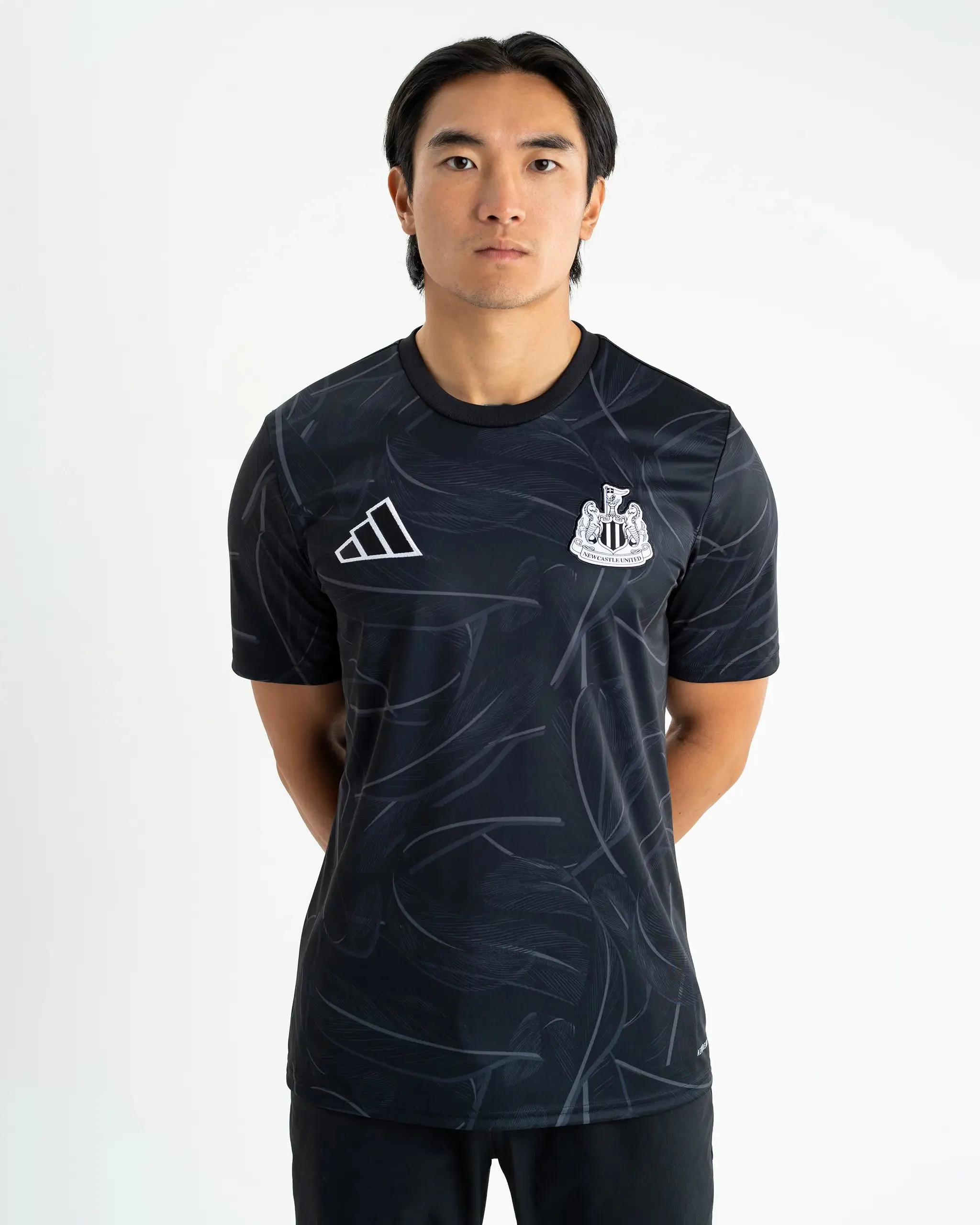 Newcastle United adidas 24/25 Pre-Match Black Shirt
