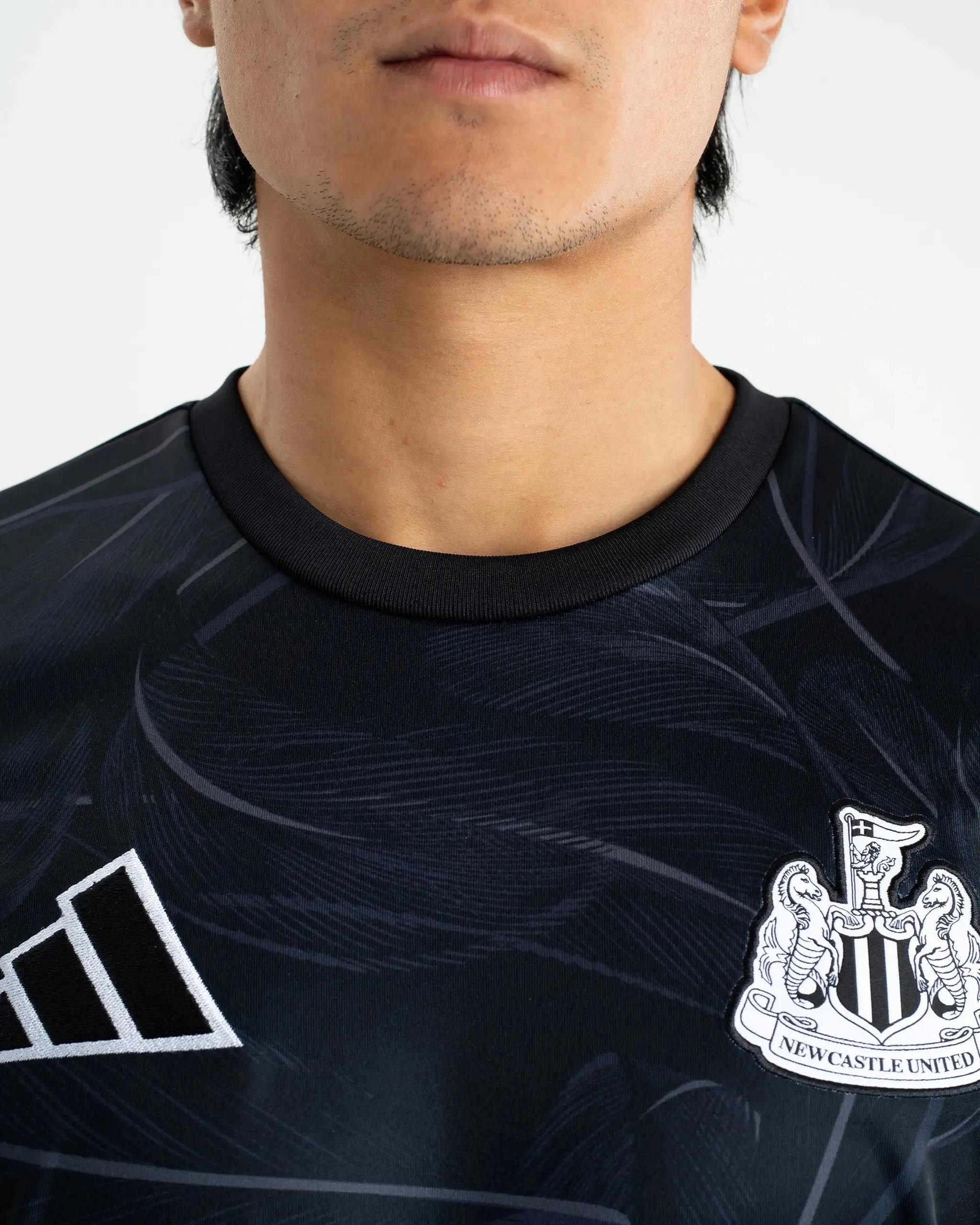 Newcastle United adidas 24/25 Pre-Match Black Shirt