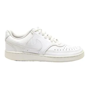 NIKE Court Vision 2019 Sneaker Trainers White Leather Womens UK 5
