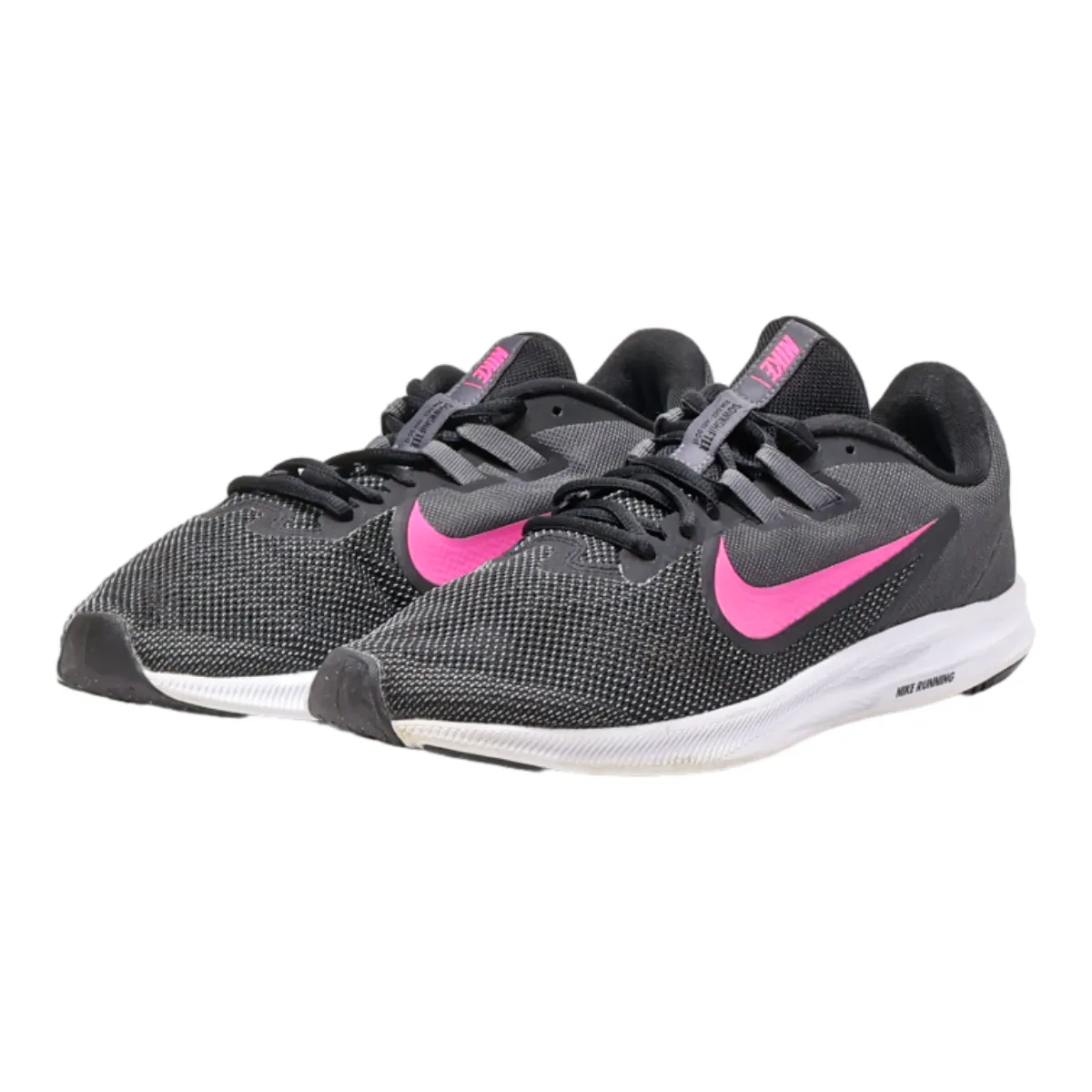 NIKE Downshifter Sneaker Trainers Black Synthetic Womens UK 7.5