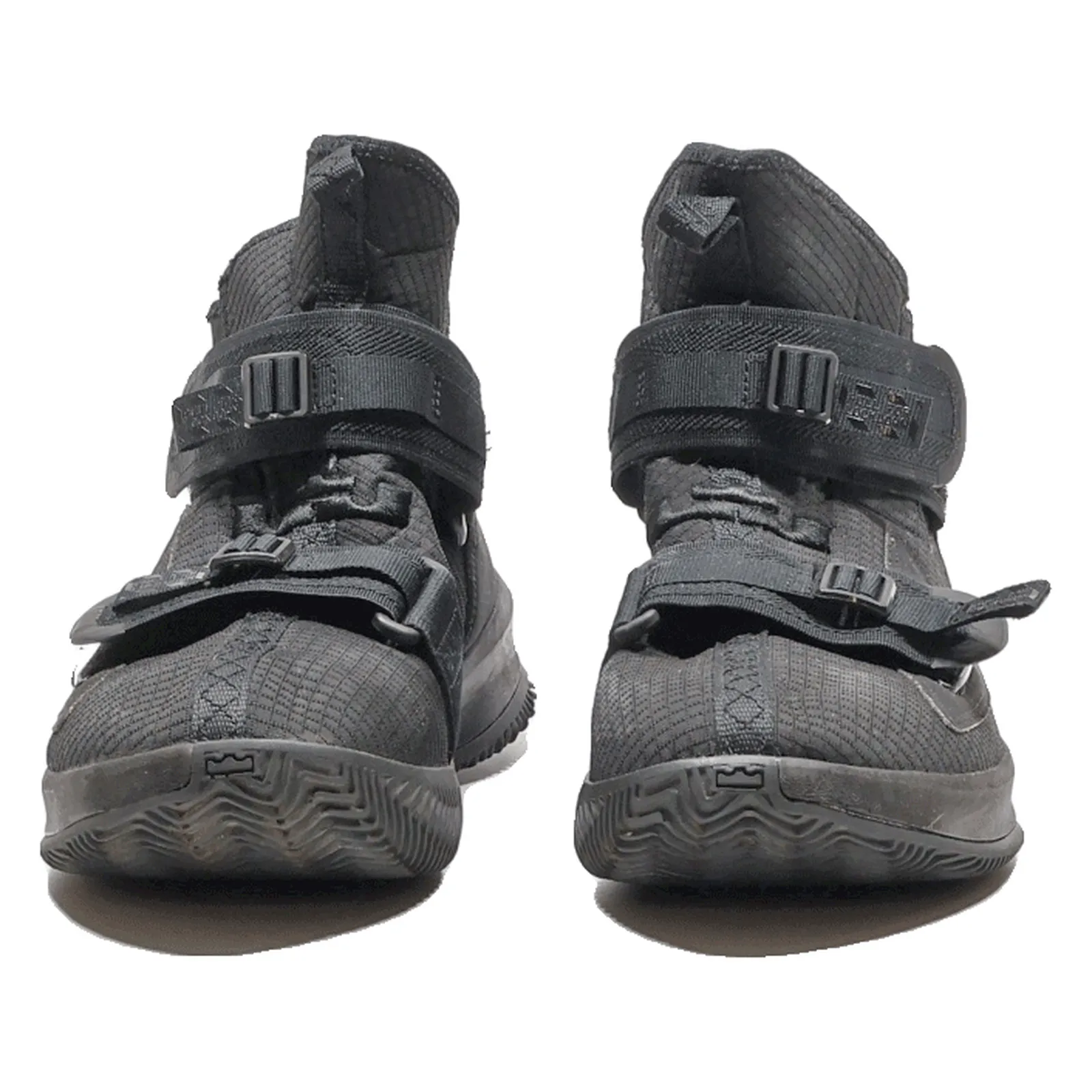 NIKE High Top Trainers Black Synthetic Mens UK 9.5