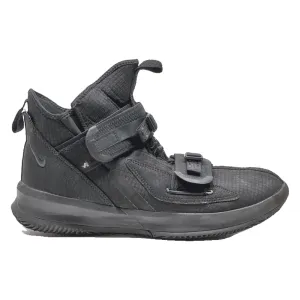 NIKE High Top Trainers Black Synthetic Mens UK 9.5