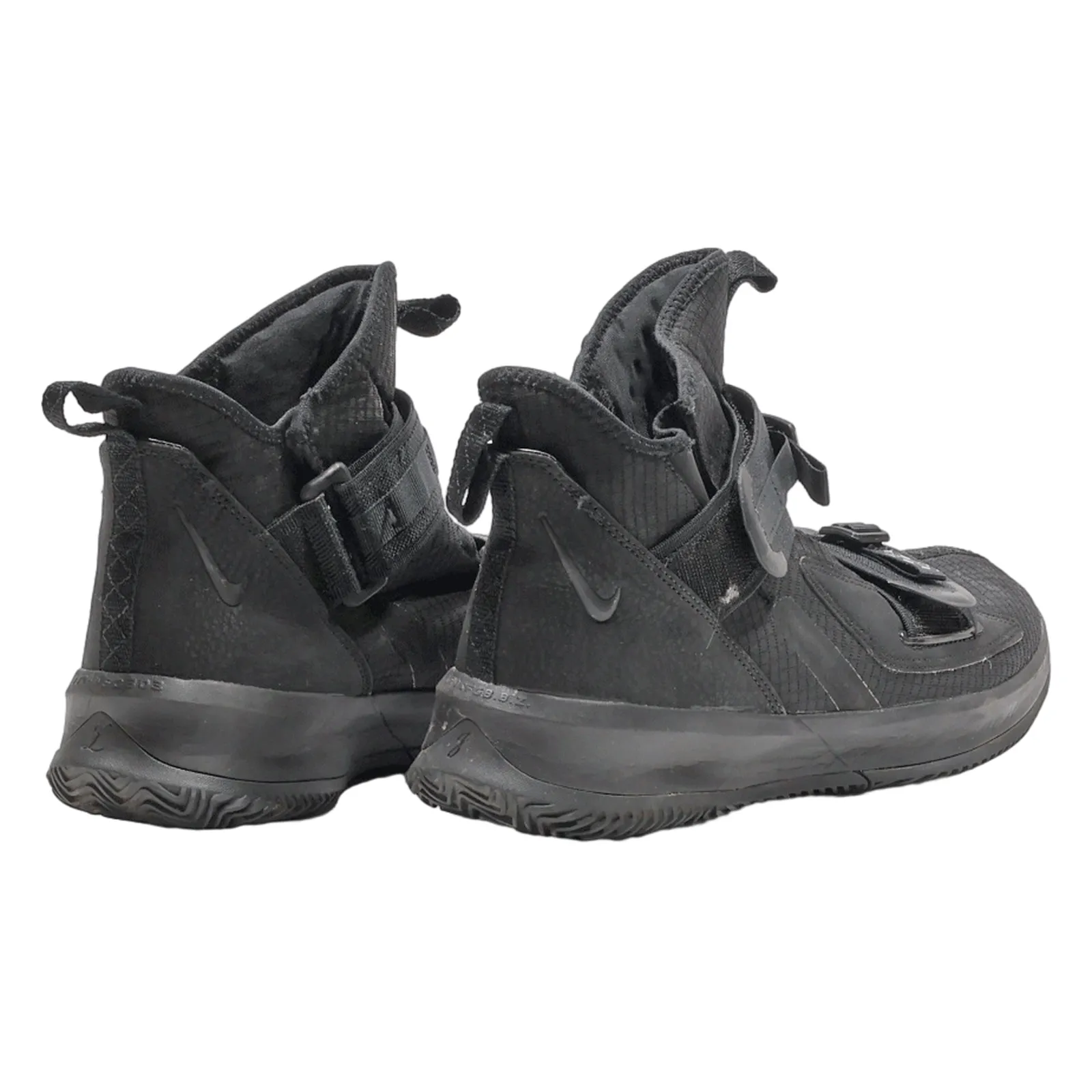 NIKE High Top Trainers Black Synthetic Mens UK 9.5