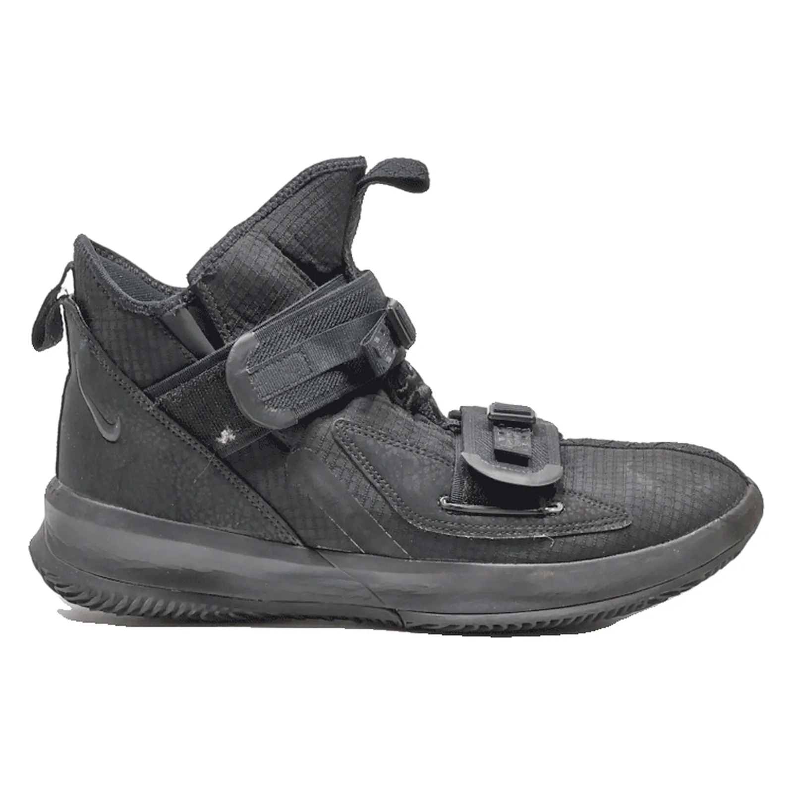 NIKE High Top Trainers Black Synthetic Mens UK 9.5