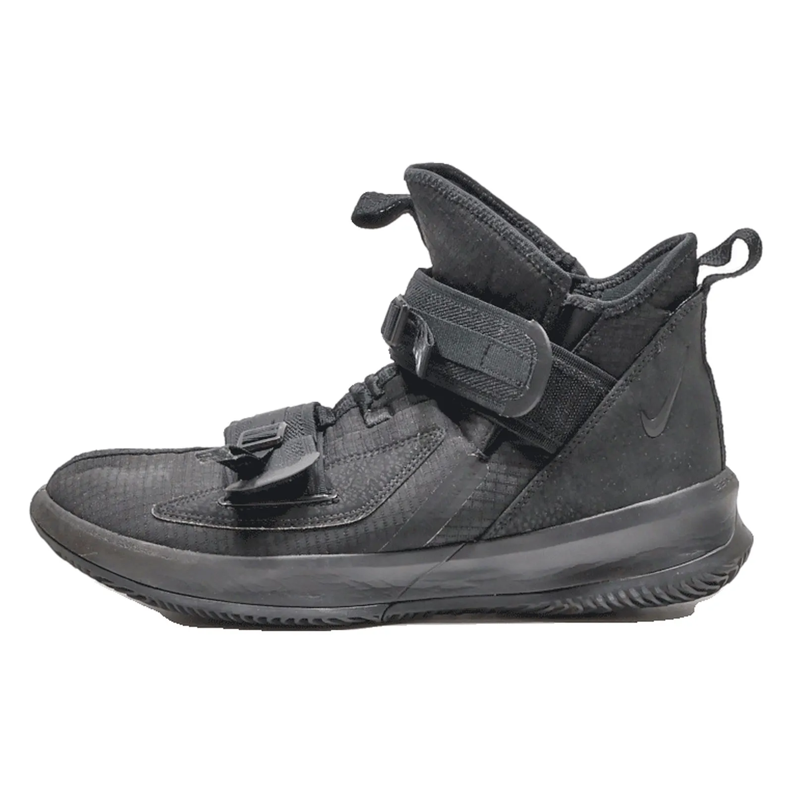 NIKE High Top Trainers Black Synthetic Mens UK 9.5