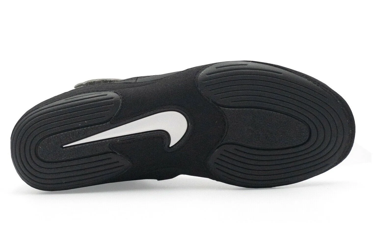 NIKE INFLICT 3 WRESTLING PROFESSIONAL BOXING SHOES BOXING BOOTS US 8.5-10.5 Black Metallic Silver
