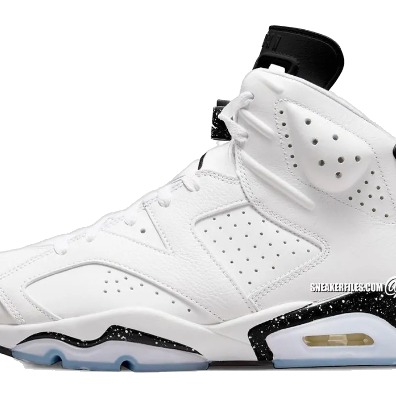 Nike Men's Jordan 6 Retro Shoes - White / Black