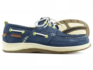 OCEAN Mens Navy Blue Waterproof Deck Shoe by Orca Bay