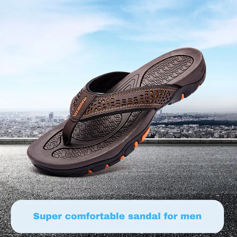 OCW Men Orthopedic Sandal Arch Support Breathable Comfortable Anti Skid Flip Flop