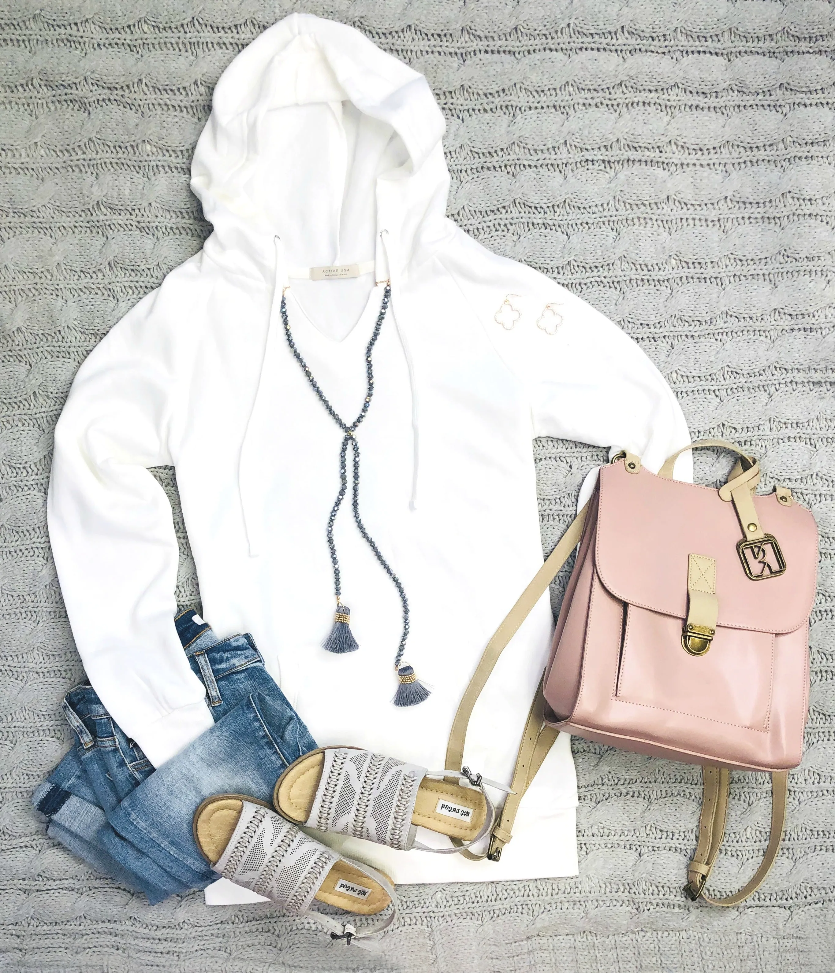 One Step At A Time Grey Sandals