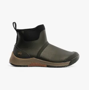 OUTSCAPE CHELSEA Mens Rubber/Neoprene Waterproof Ankle Boots Black