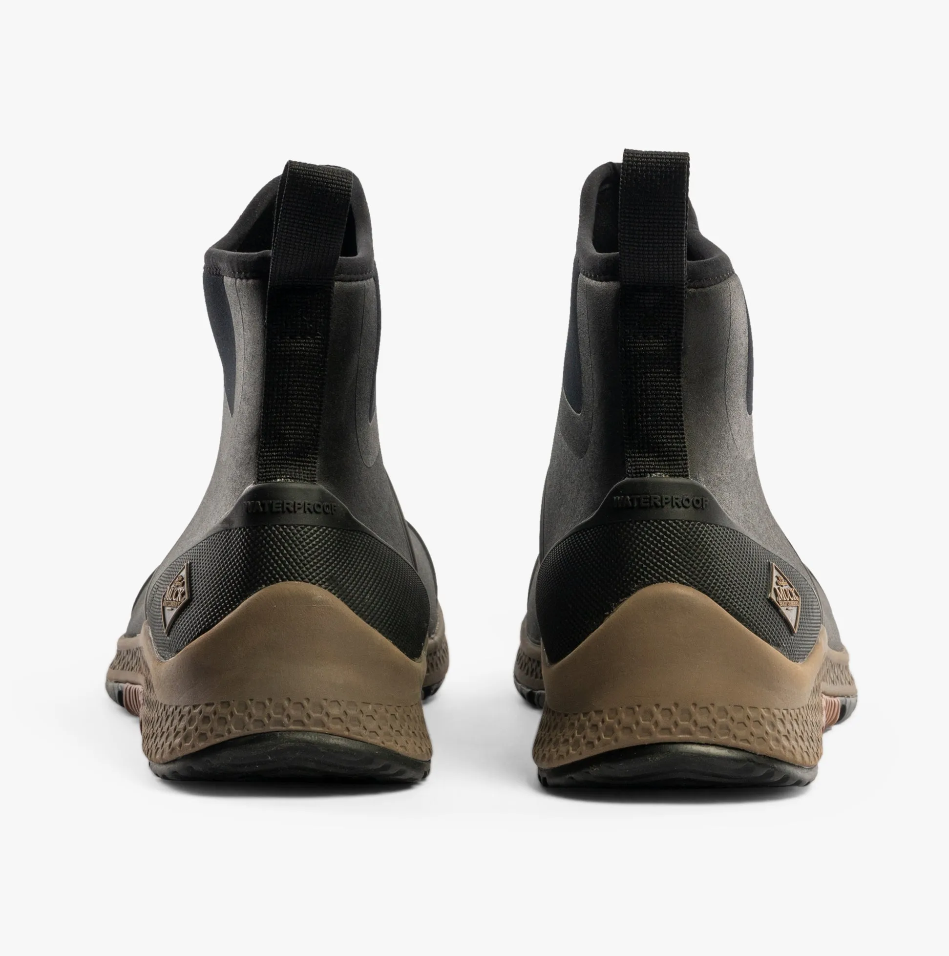 OUTSCAPE CHELSEA Mens Rubber/Neoprene Waterproof Ankle Boots Black