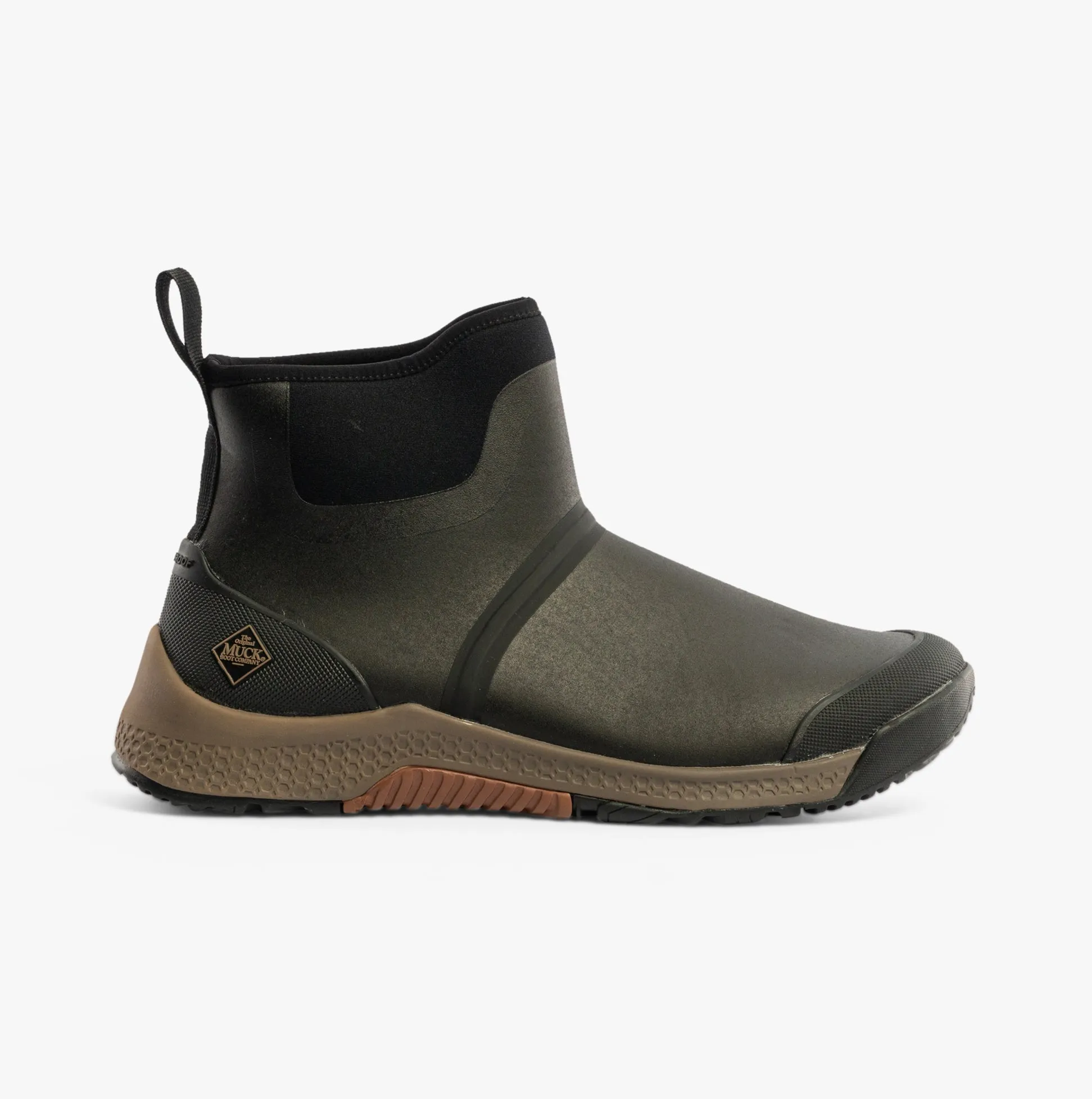 OUTSCAPE CHELSEA Mens Rubber/Neoprene Waterproof Ankle Boots Black