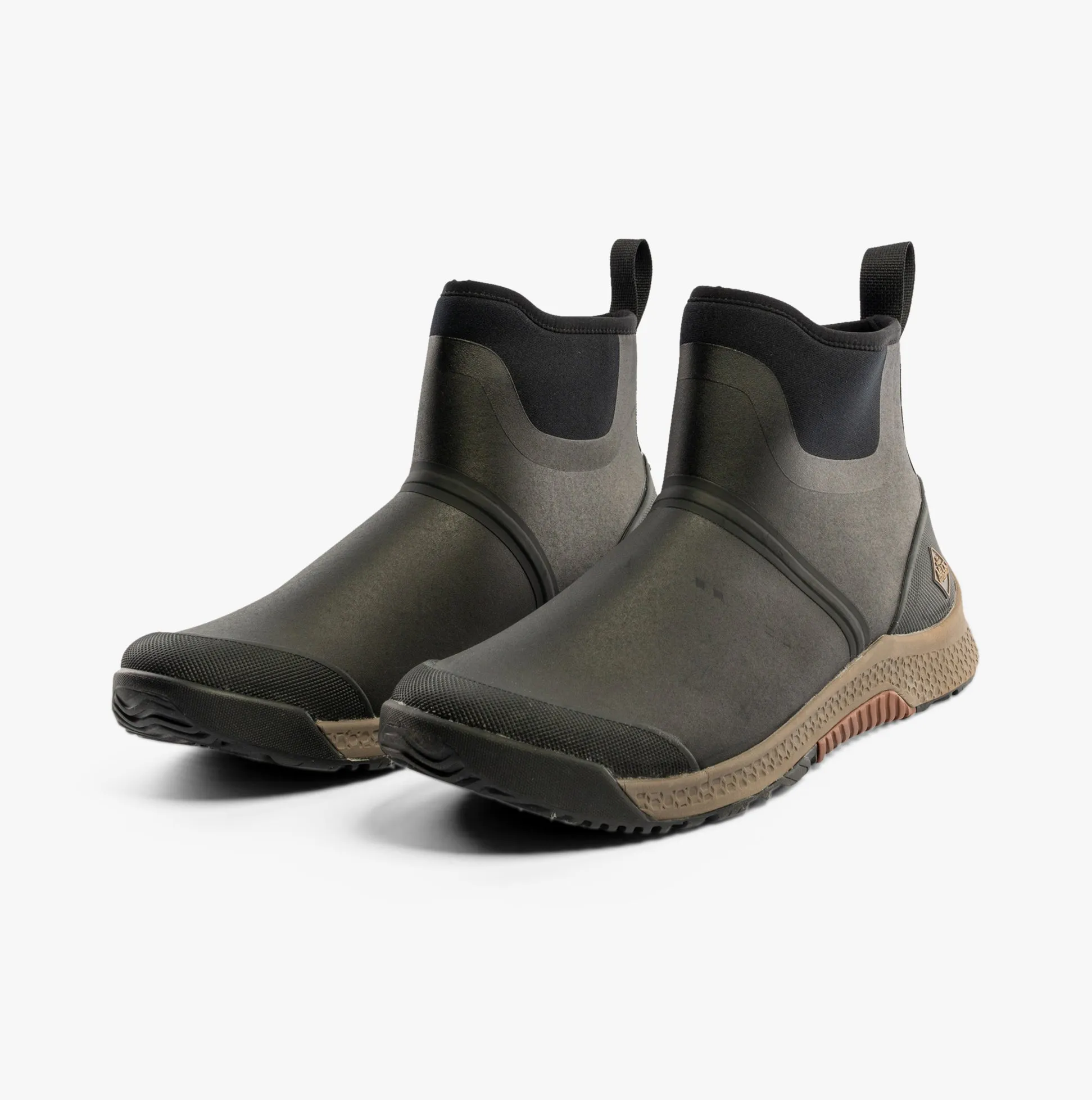 OUTSCAPE CHELSEA Mens Rubber/Neoprene Waterproof Ankle Boots Black