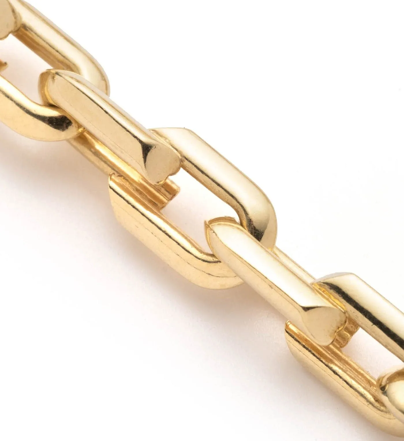 Oversized Strong Hearts Love Link Bracelet
