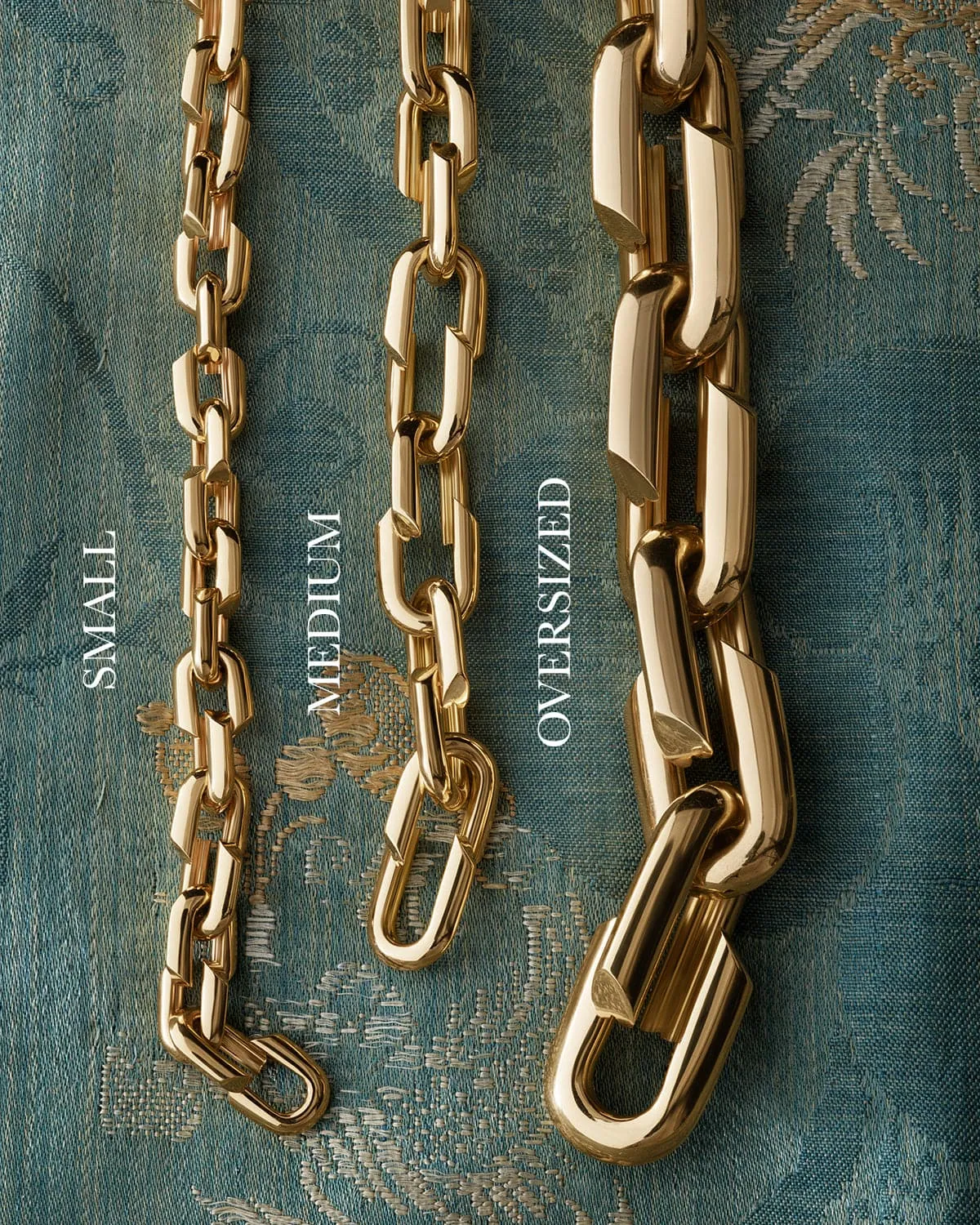 Oversized Strong Hearts Love Link Bracelet