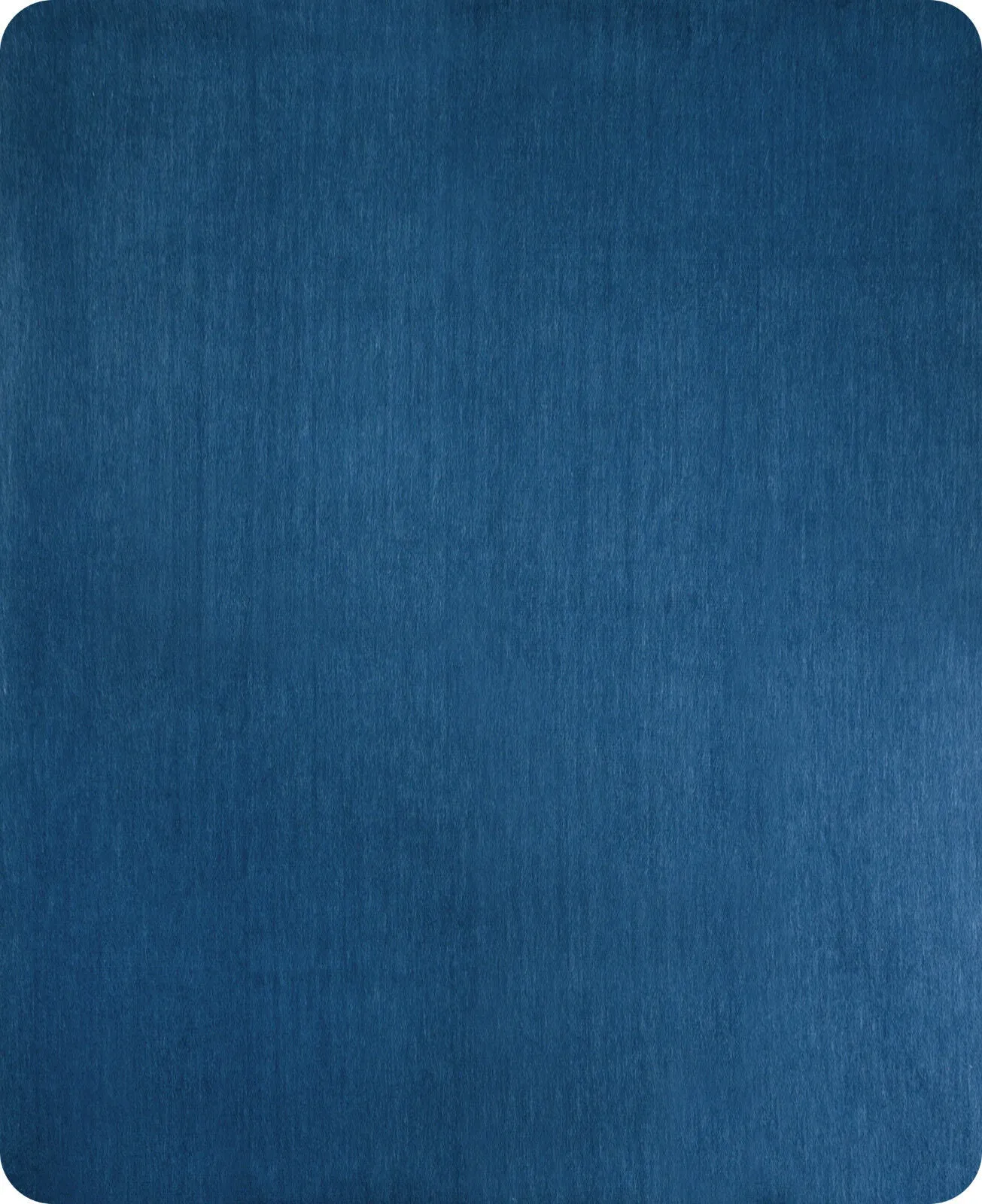 Pantoja - Baby Alpaca Wool Reversible Throw Blanket / Sofa Cover - Queen 98" x 67" - Fringed - Deep Blue/Gray