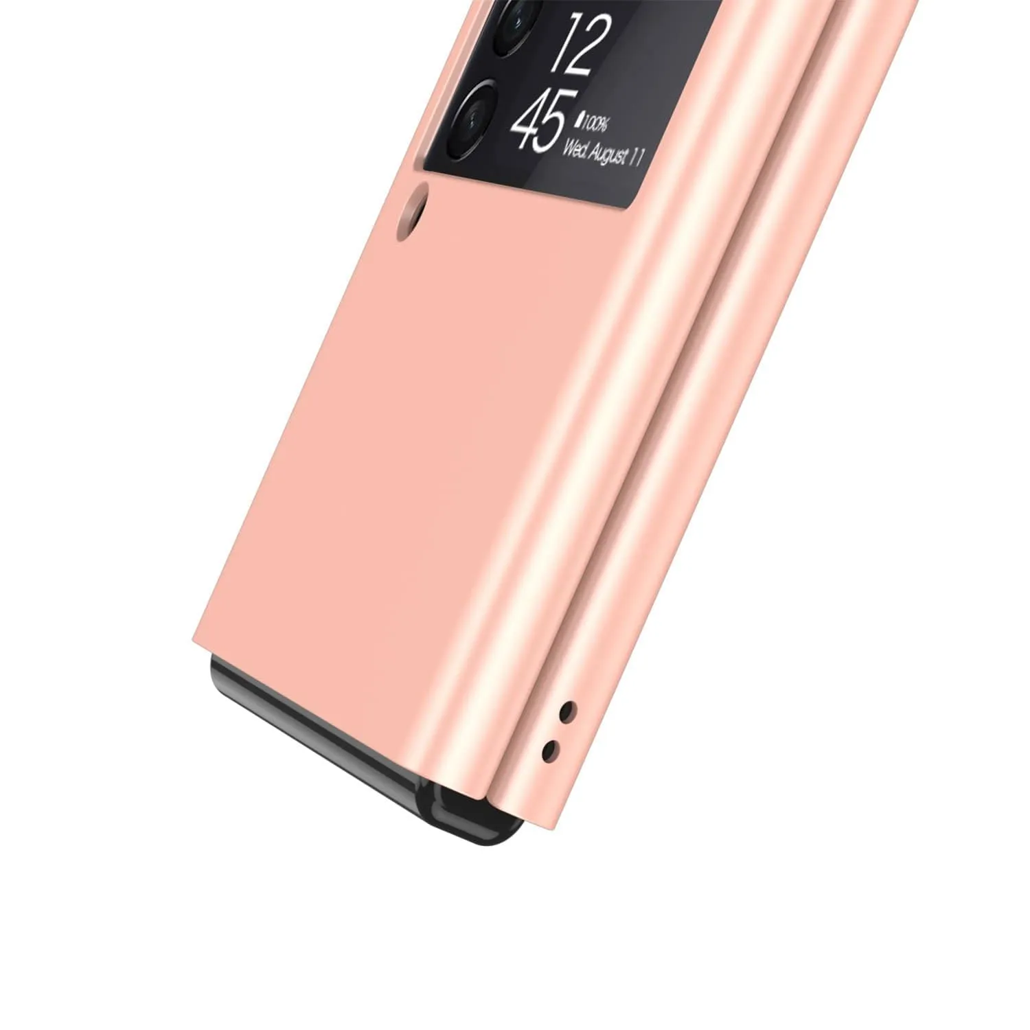 Pink Hard Shell Silicone Case - Samsung Galaxy Z Flip3 and Flip3 5G