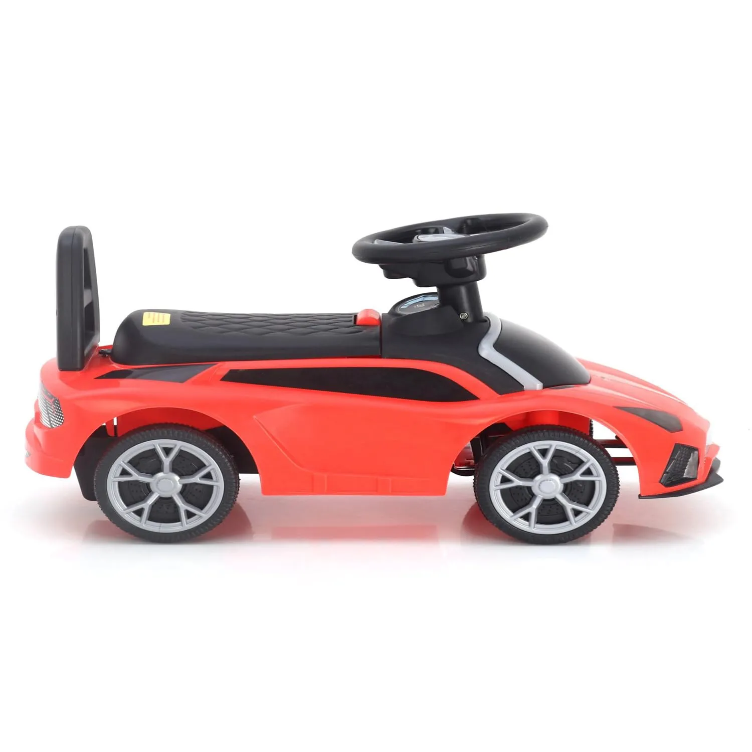 Play Nation Kid Car Shape Manual Push Ride On With Storage|Red
