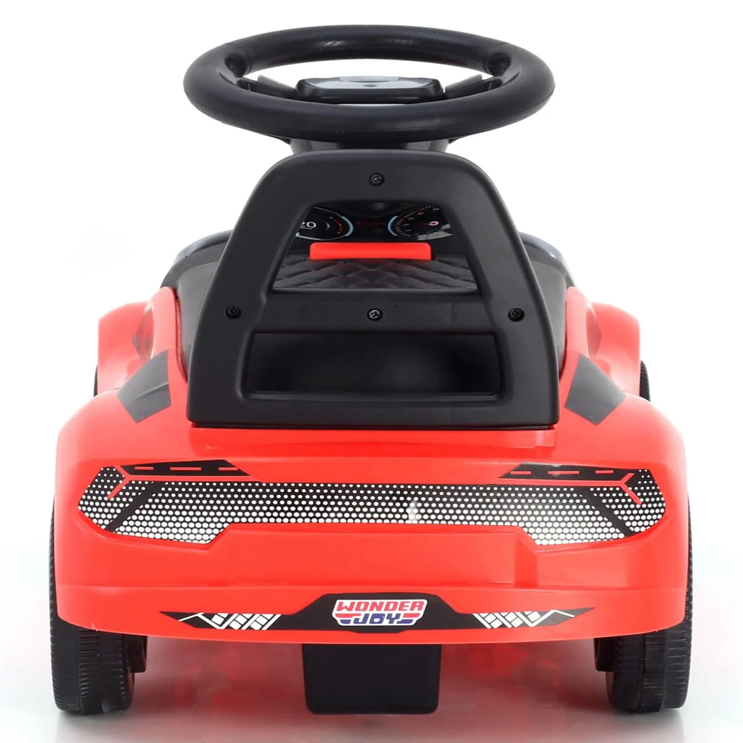 Play Nation Kid Car Shape Manual Push Ride On With Storage|Red
