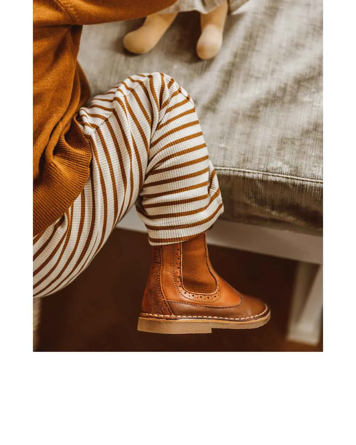 Pom Pom Chelsea Boots