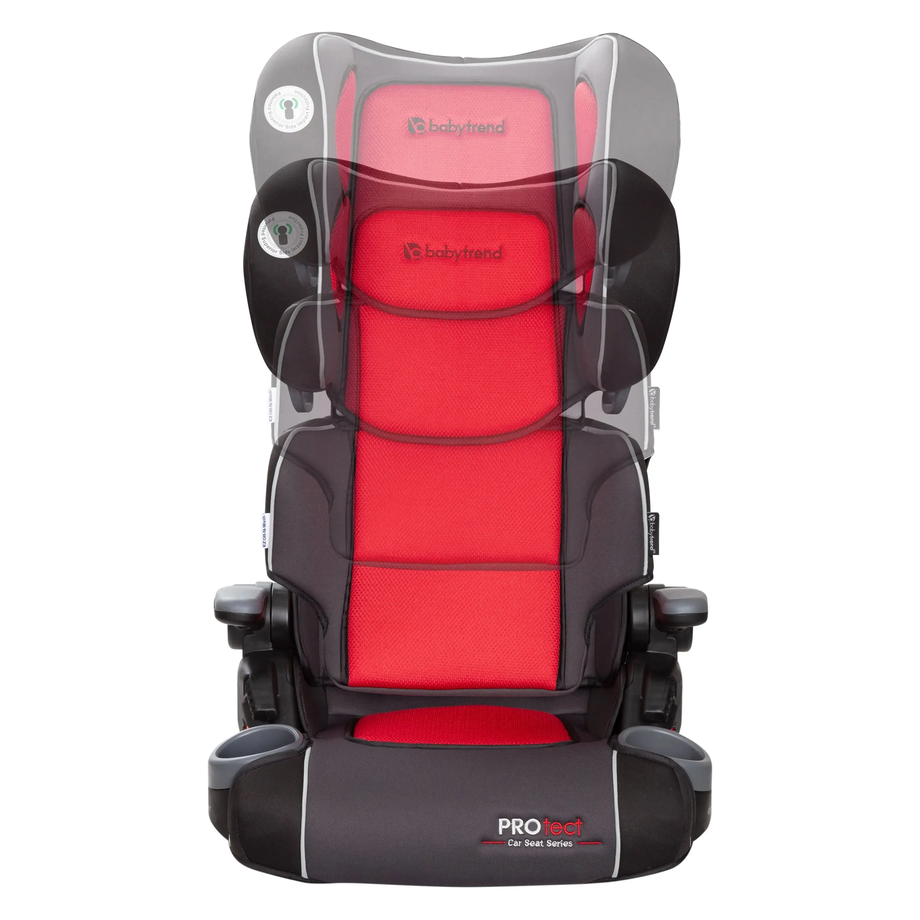 PROtect 2-in-1 Folding Booster Car Seat - Mars Red (Walmart Exclusive)