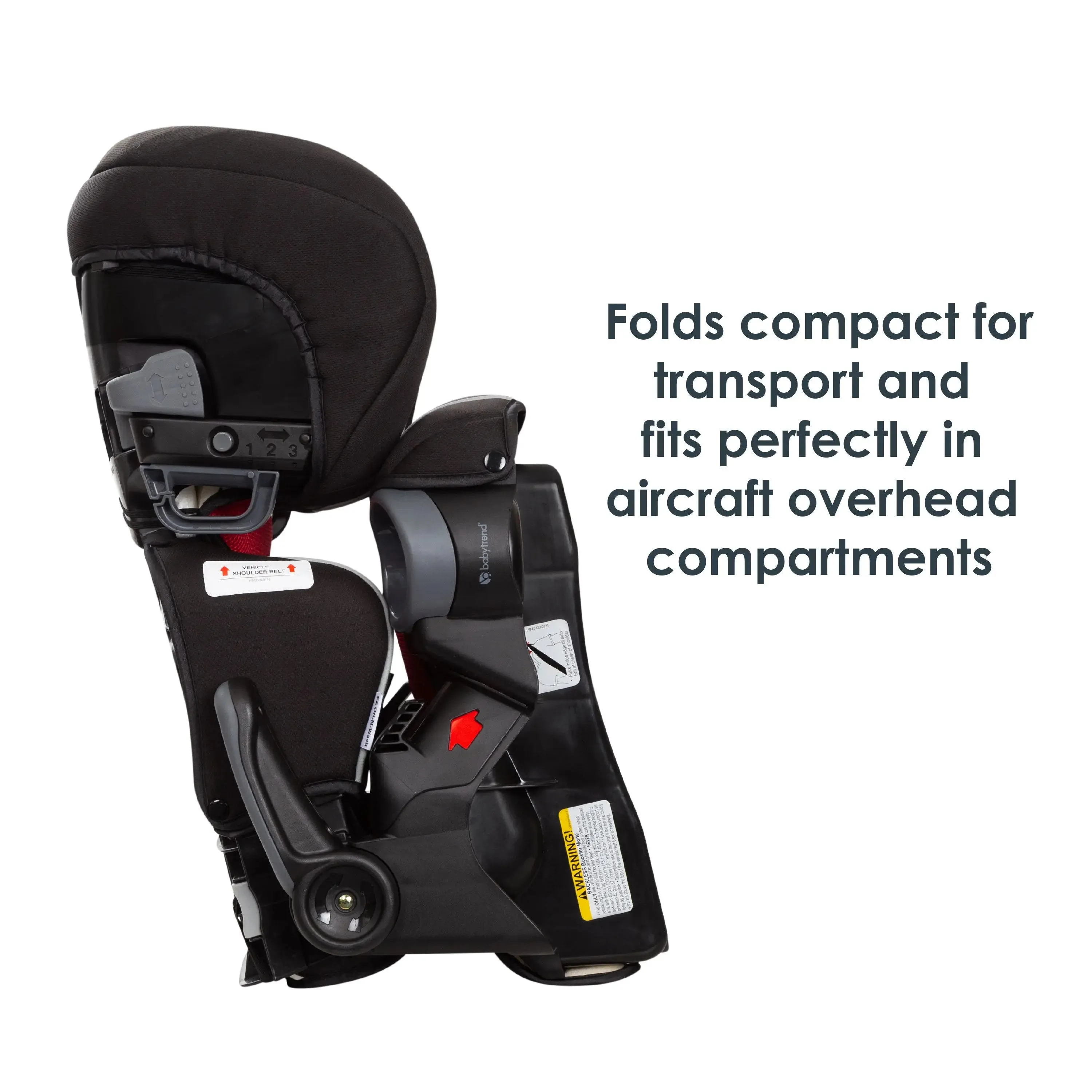 PROtect 2-in-1 Folding Booster Car Seat - Mars Red (Walmart Exclusive)