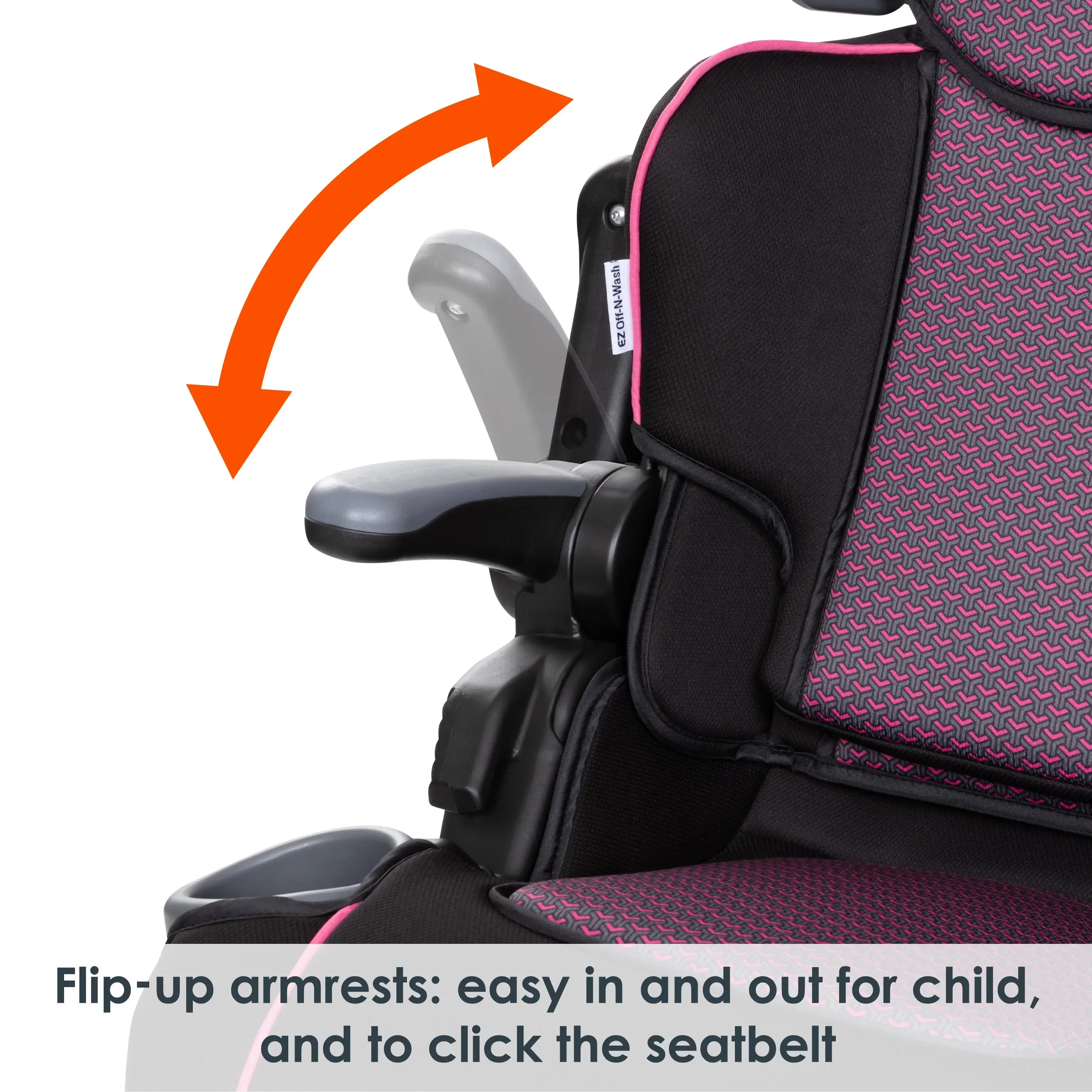PROtect 2-in-1 Folding Booster Car Seat - Pink Tech (Walmart Exclusive)