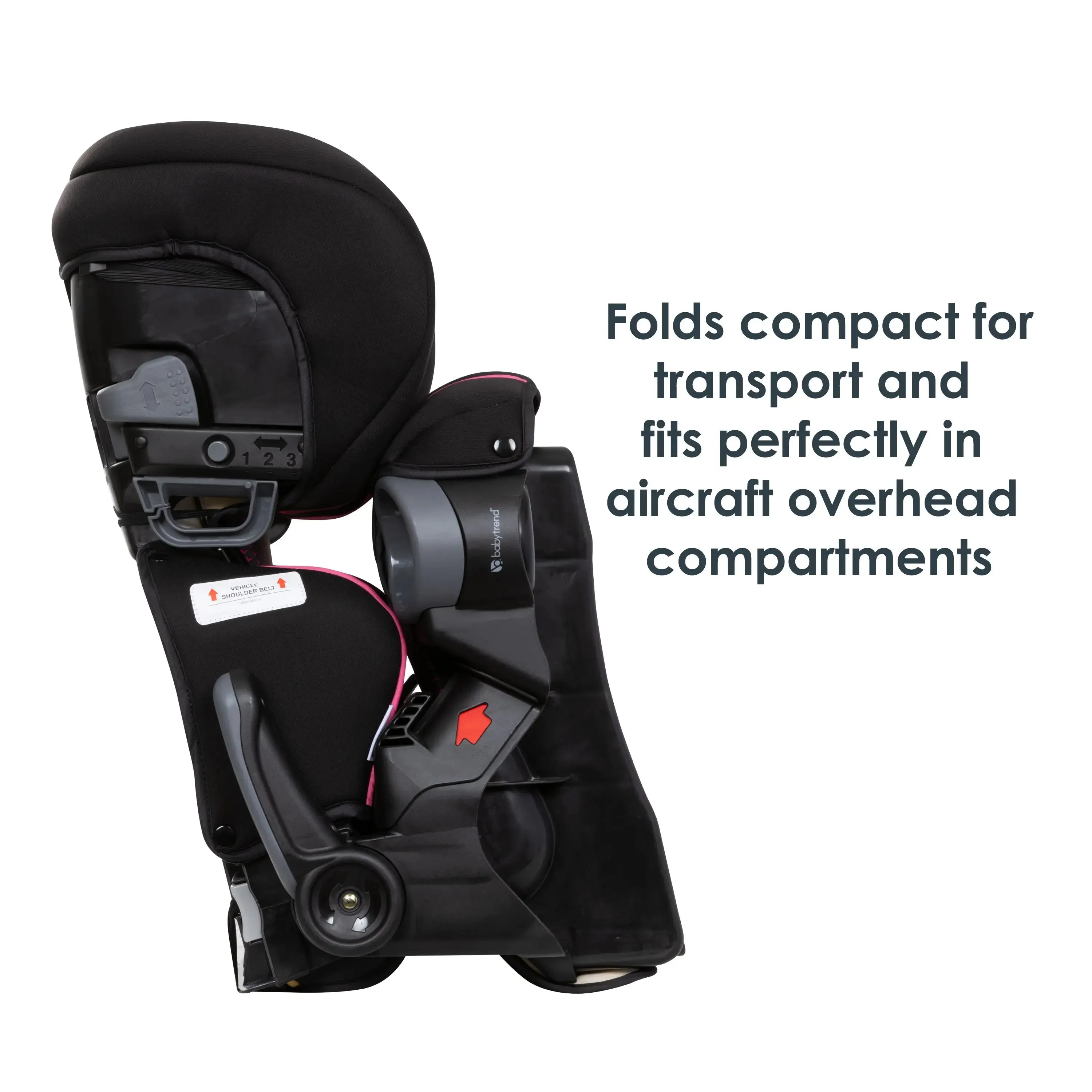 PROtect 2-in-1 Folding Booster Car Seat - Pink Tech (Walmart Exclusive)