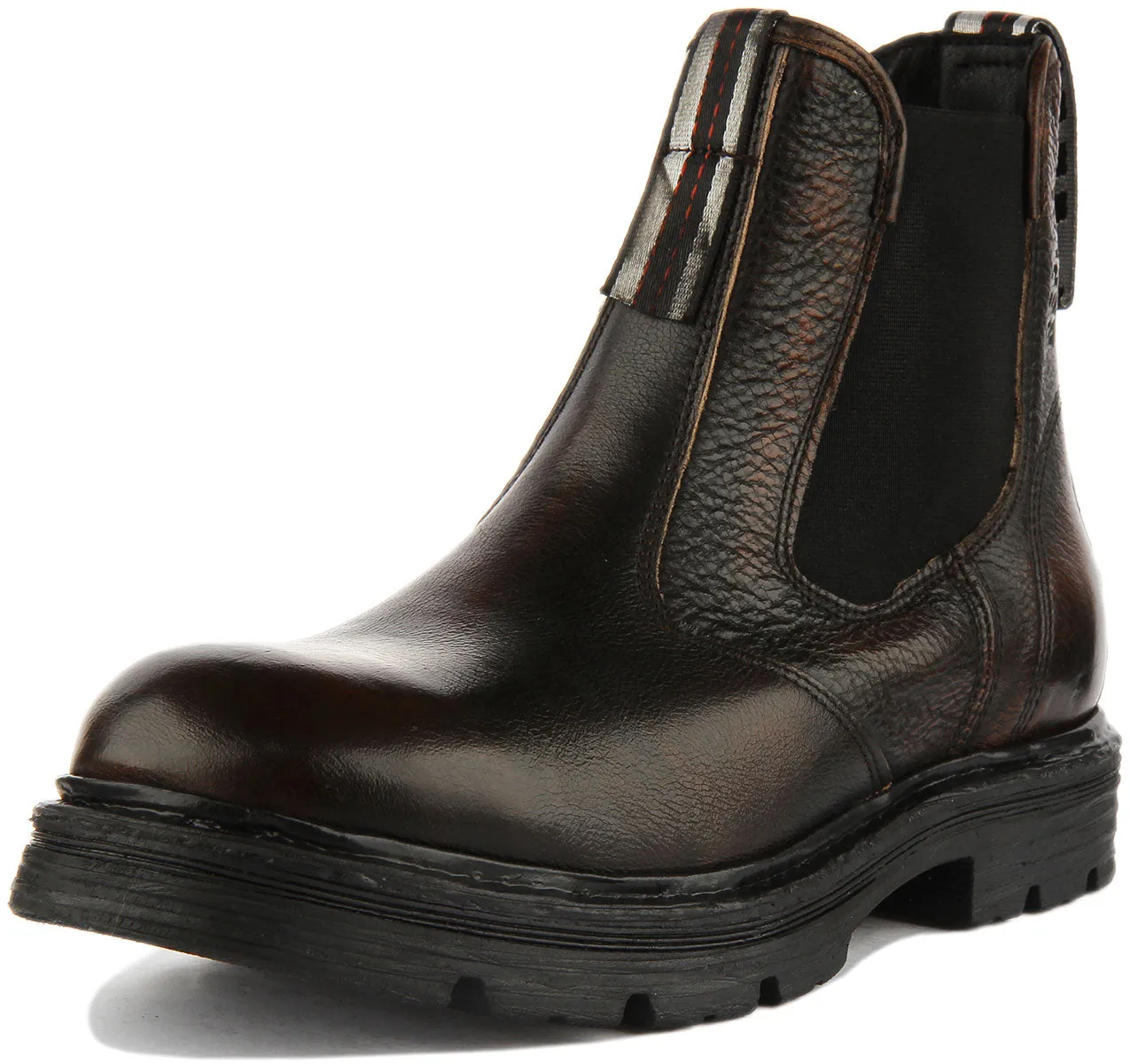 Replay Embry Chelsea Boots In Dark Brown For Men