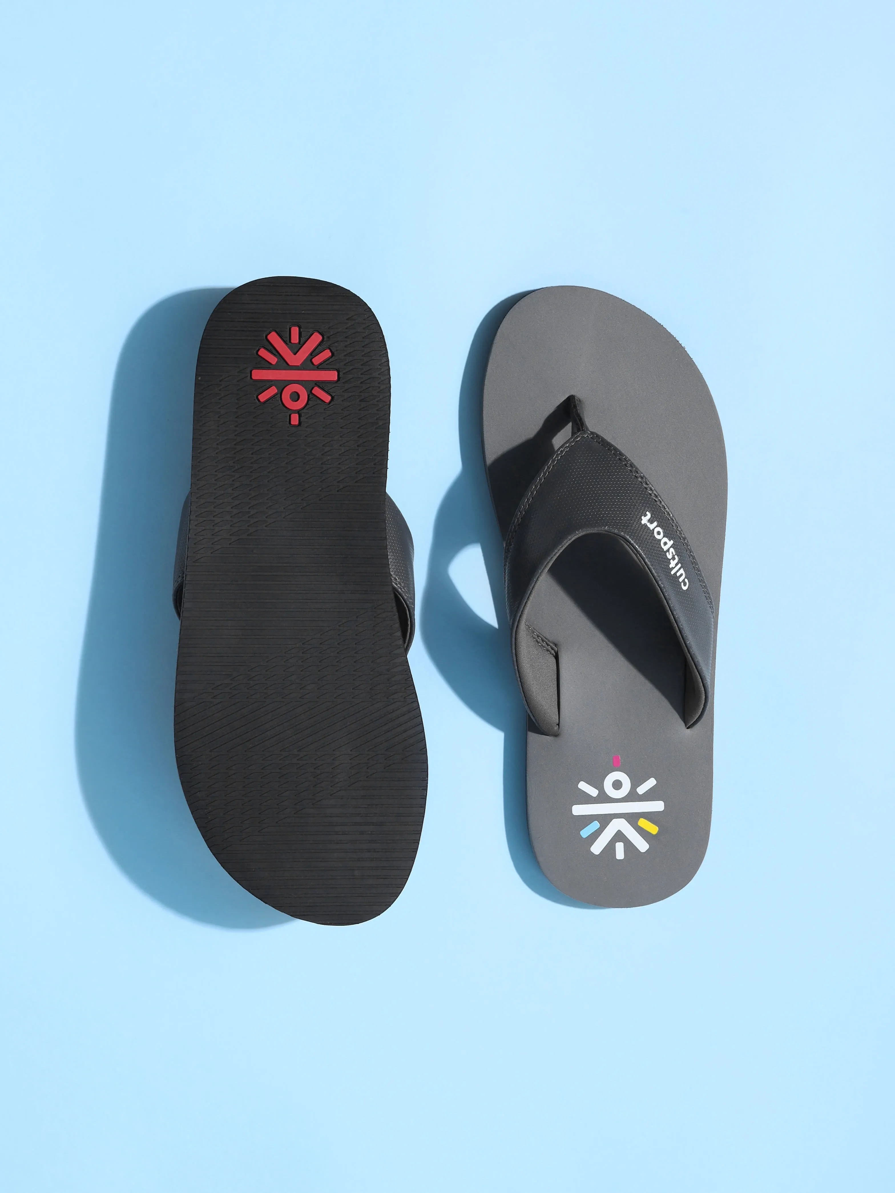 Repose Sweat Absorbing EVA Flip Flops - Dark Grey